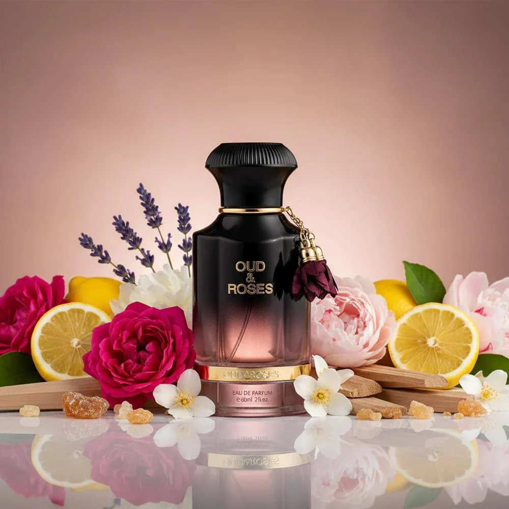 Ahmed Al Maghribi Oud & Roses Extrait De Parfum 60ml Spray - Image 3