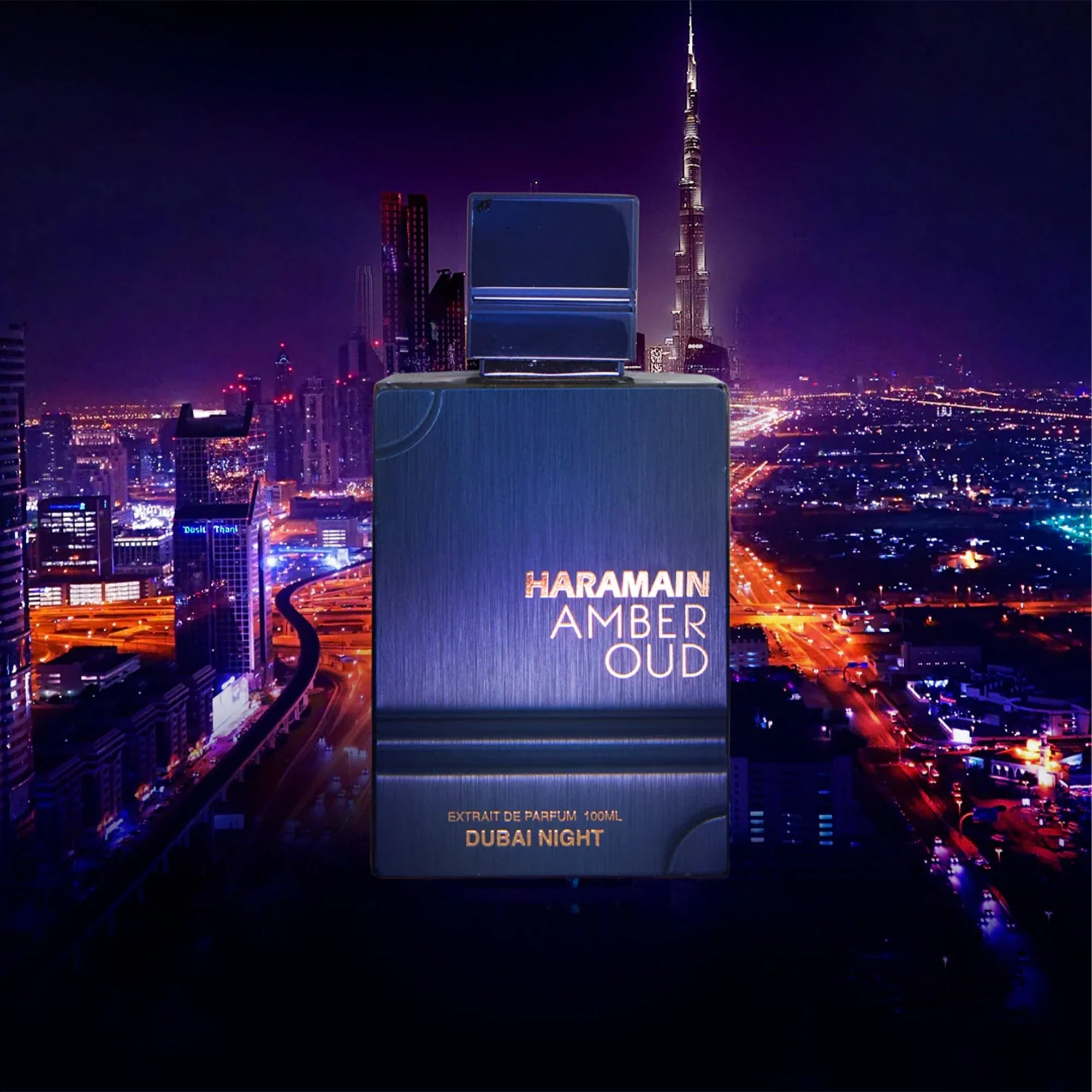 Al Haramain Amber Oud Dubai Night Extrait De Parfum 100ml Spray - Image 5
