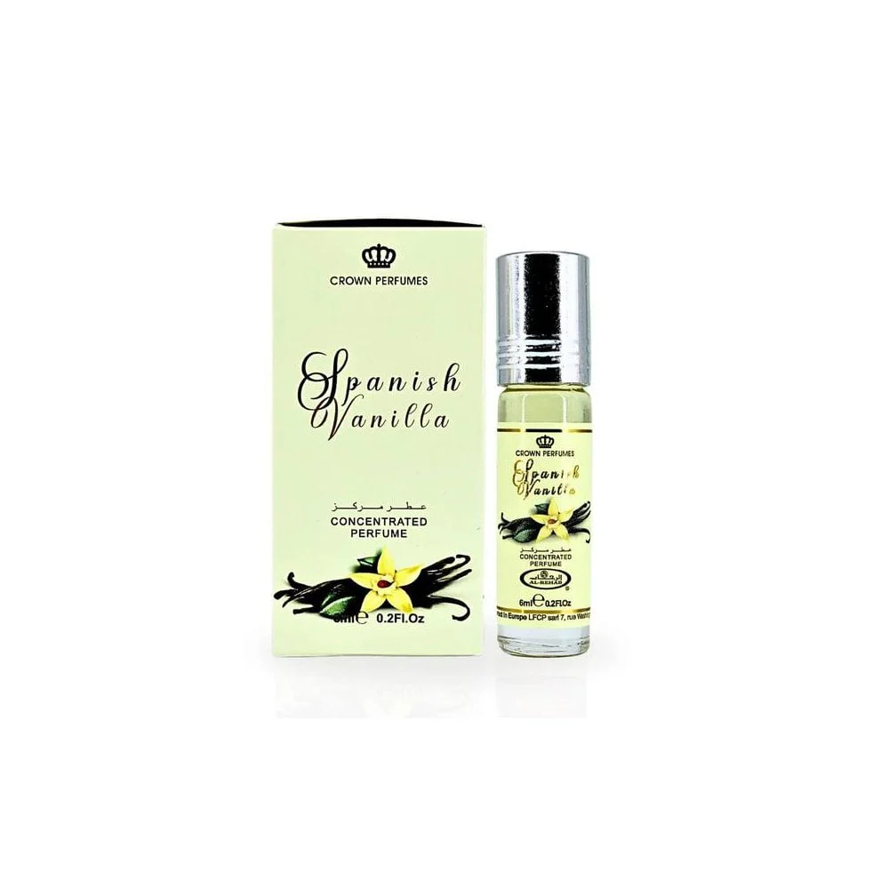 Al-Rehab Spanish Vanilla Concentrated Perfume Oil 6ml Roll-On - Image 2