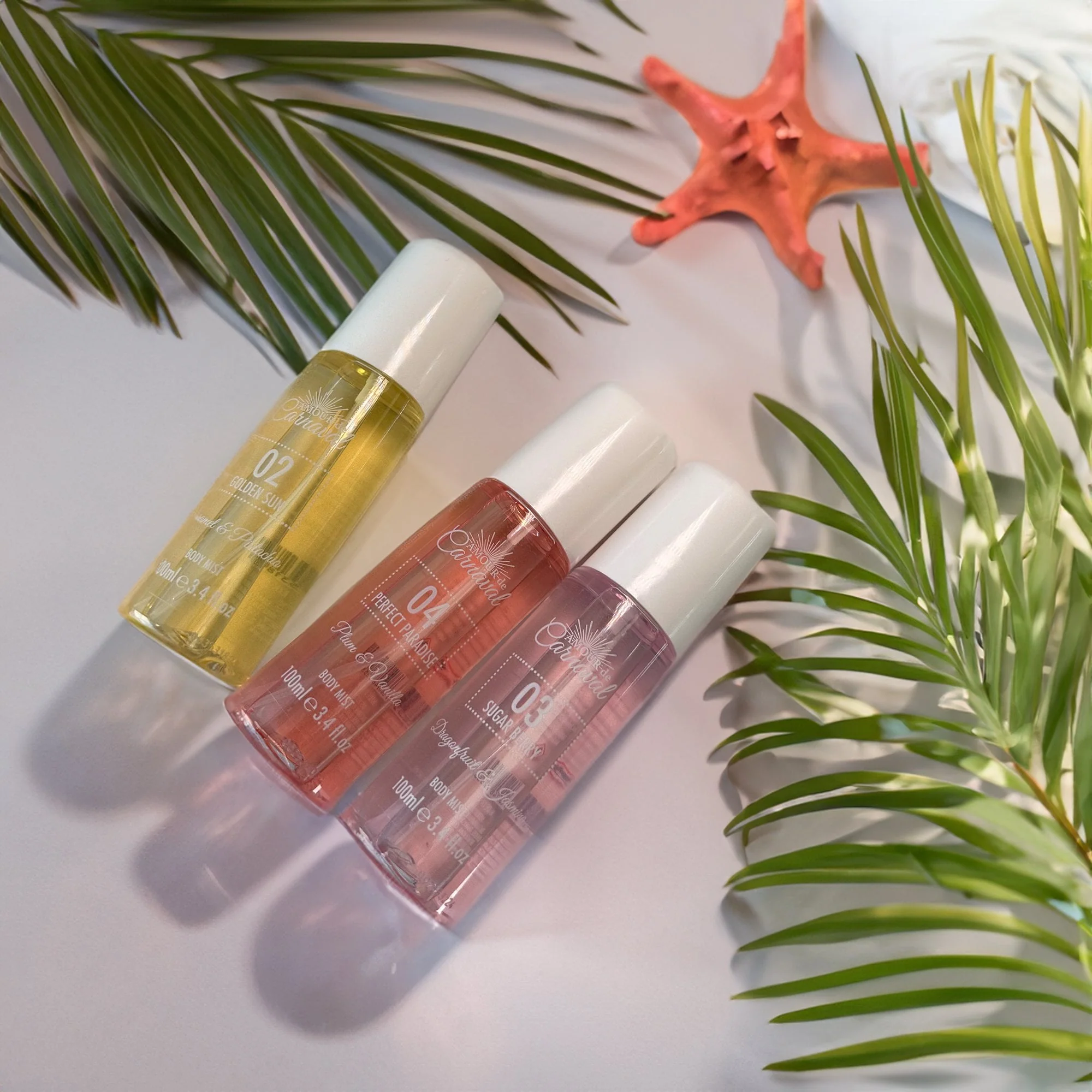 Amour De Carnaval 02 Golden Sun Caramel & Pistachio Body Mist 100ml Spray - Image 3
