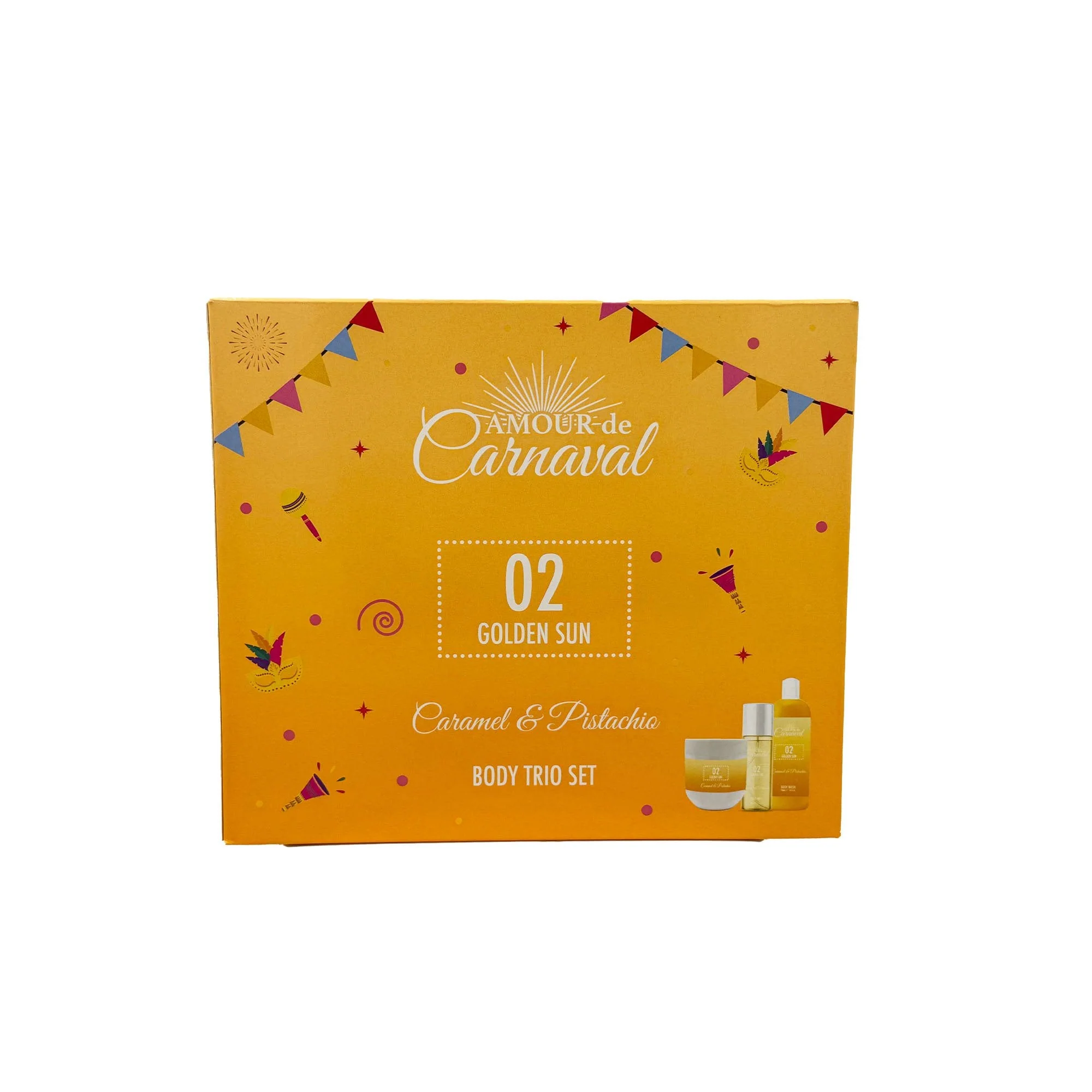 Amour de Carnaval 02 Golden Sun Caramel & Pistachio Gift Set - Image 2