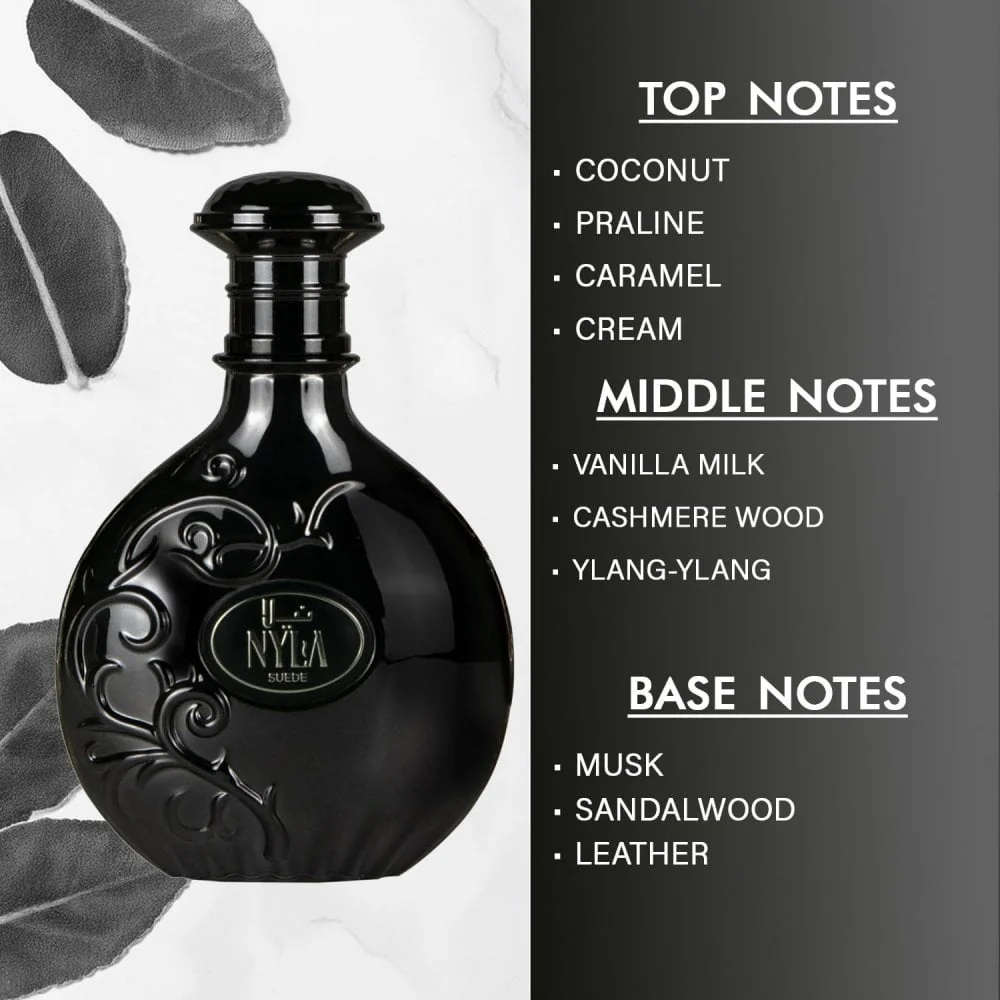 Arabiyat Prestige Nyla Suede Eau De Parfum 80ml Spray - Image 4