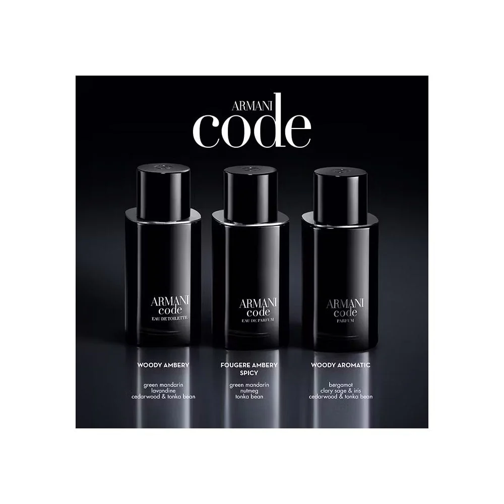 Giorgio Armani Code Parfum 75ml Refillable Spray - Image 5