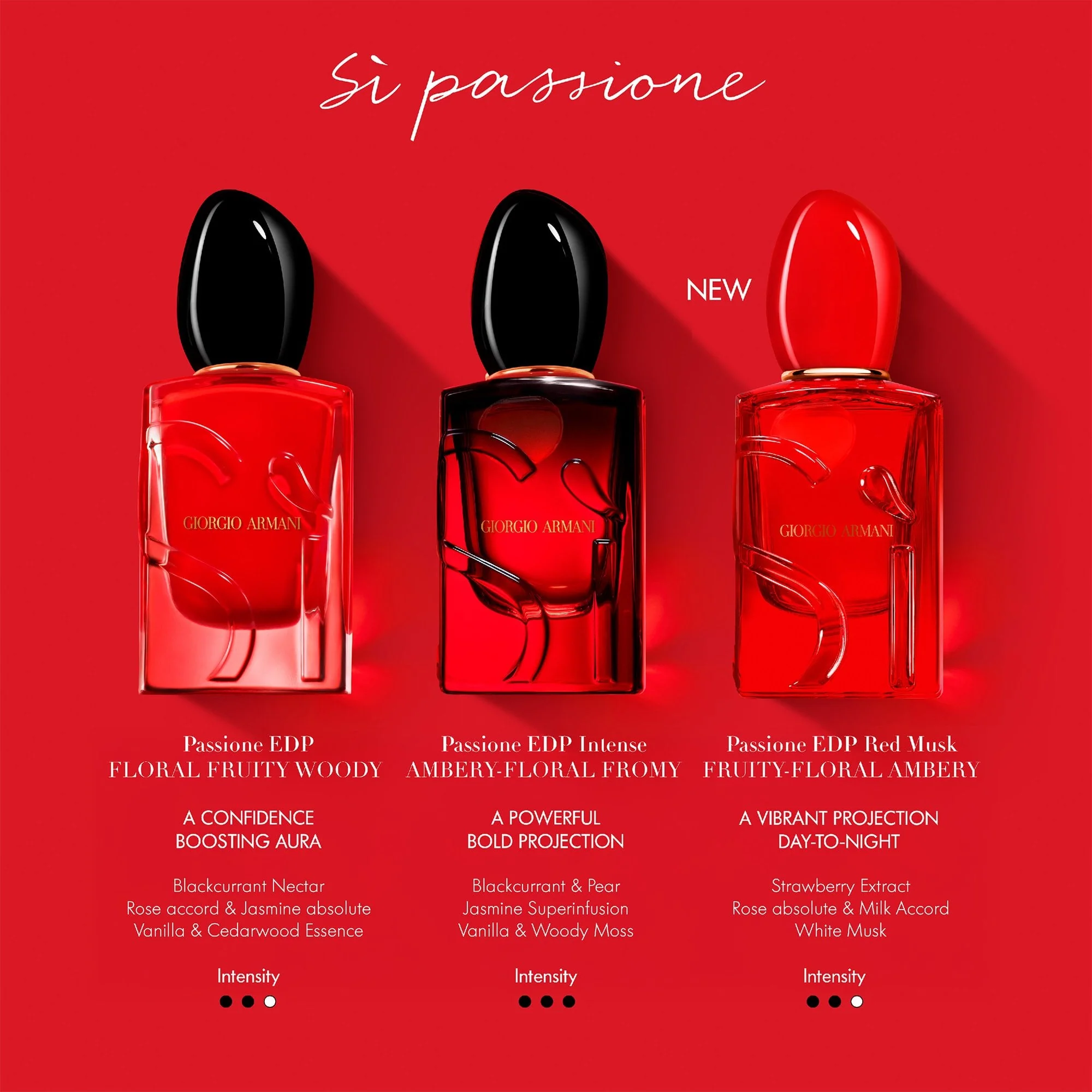 Giorgio Armani Si Passione Red Musk Eau De Parfum 50ml Spray - Image 3