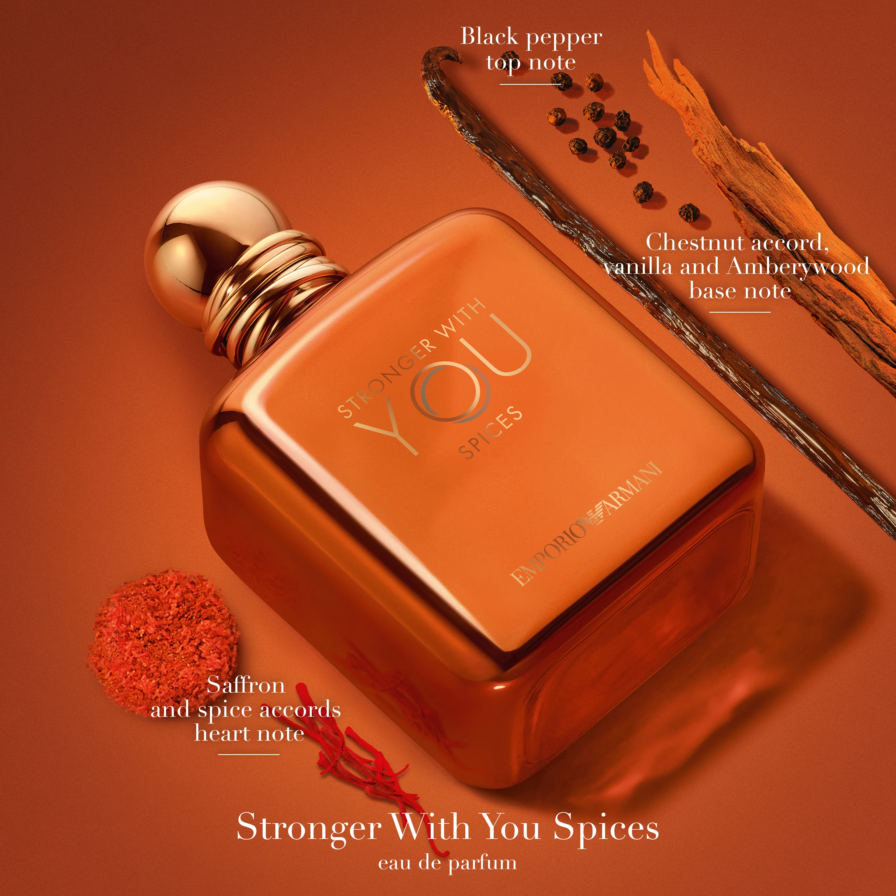 Giorgio Armani Stronger With You Spices Exclusive Edition Eau De Parfum 100ml Spray - Image 3
