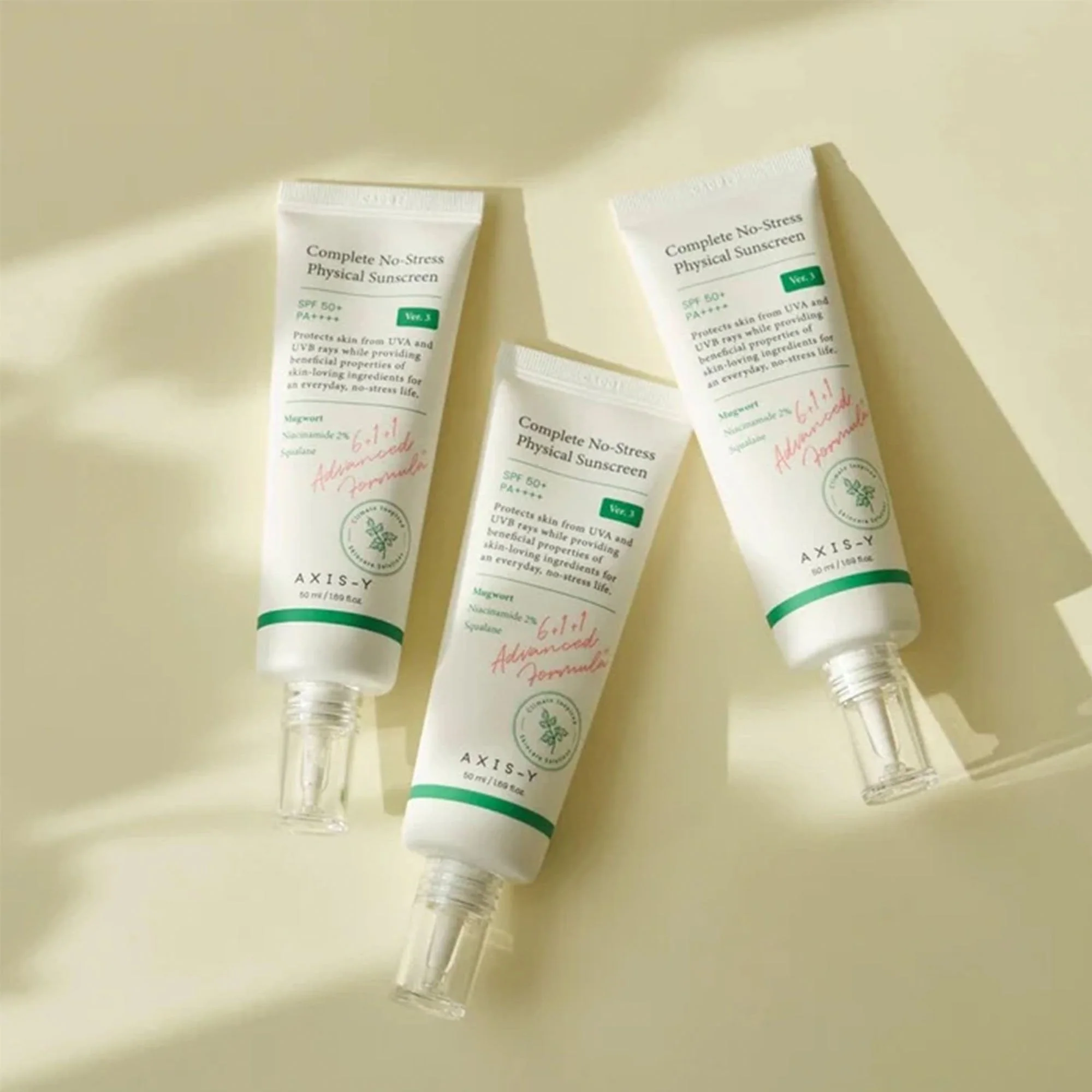 AXIS-Y No Stress Physical Sunscreen 50ml Tube - Image 3