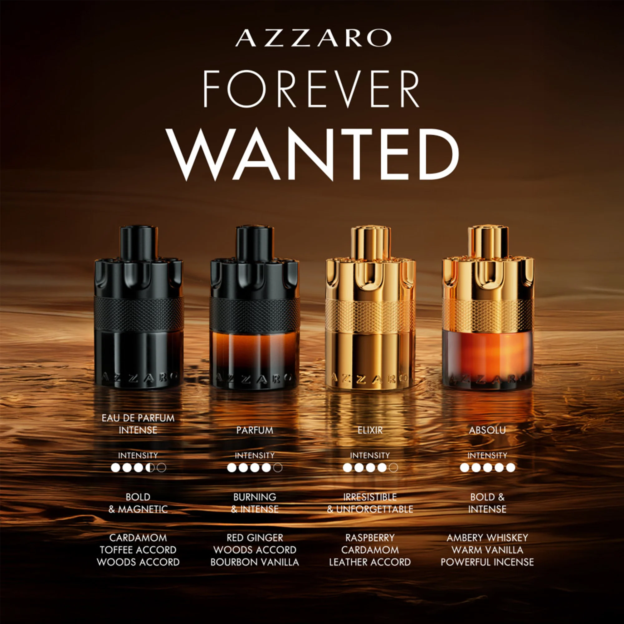Azzaro Forever Wanted Absolu Eau De Parfum 100ml Spray - Image 5