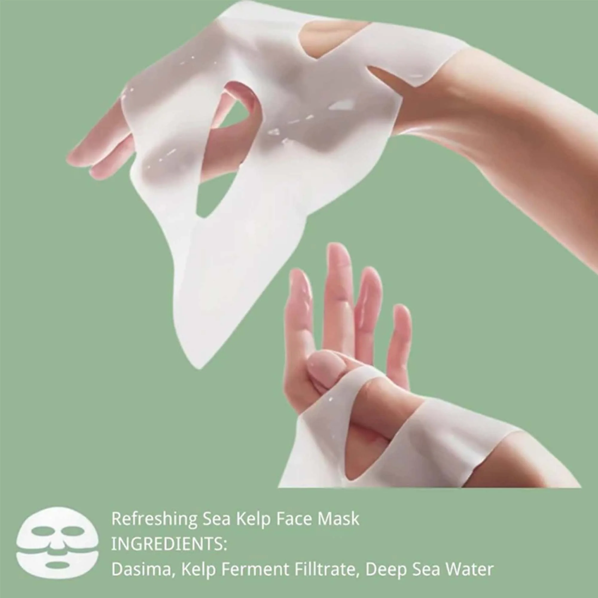 Biodance Refreshing Sea Kelp Sheet Face Mask 4pcs Sachets - Image 4