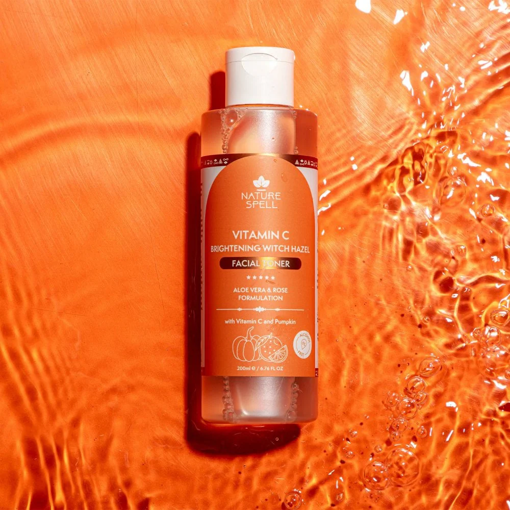 Nature Spell Brightening Witch Hazel Facial Toner 200ml Bottle - Image 4