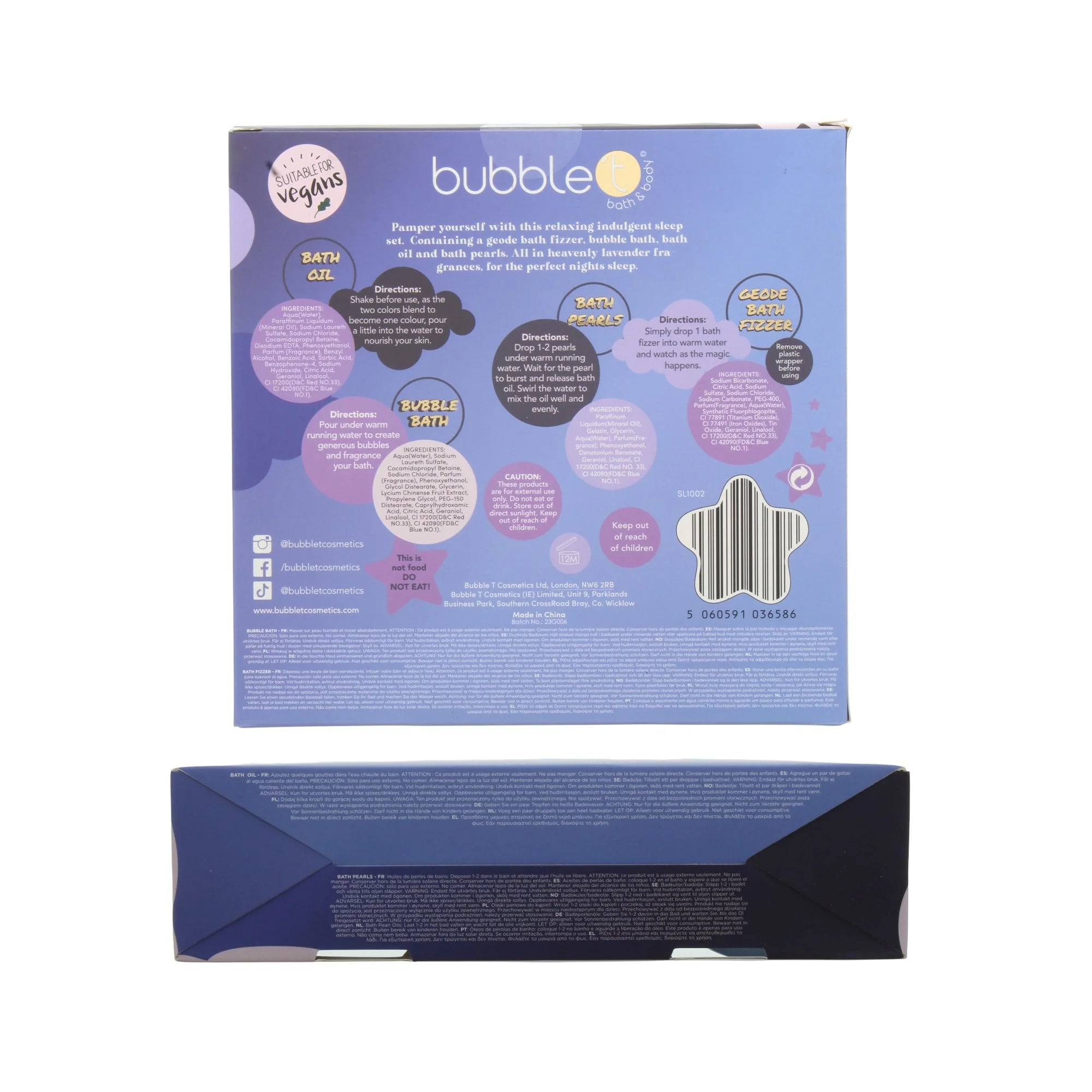 Bubble T Nightea Night - Night Time Essentials Gift Set - Image 2