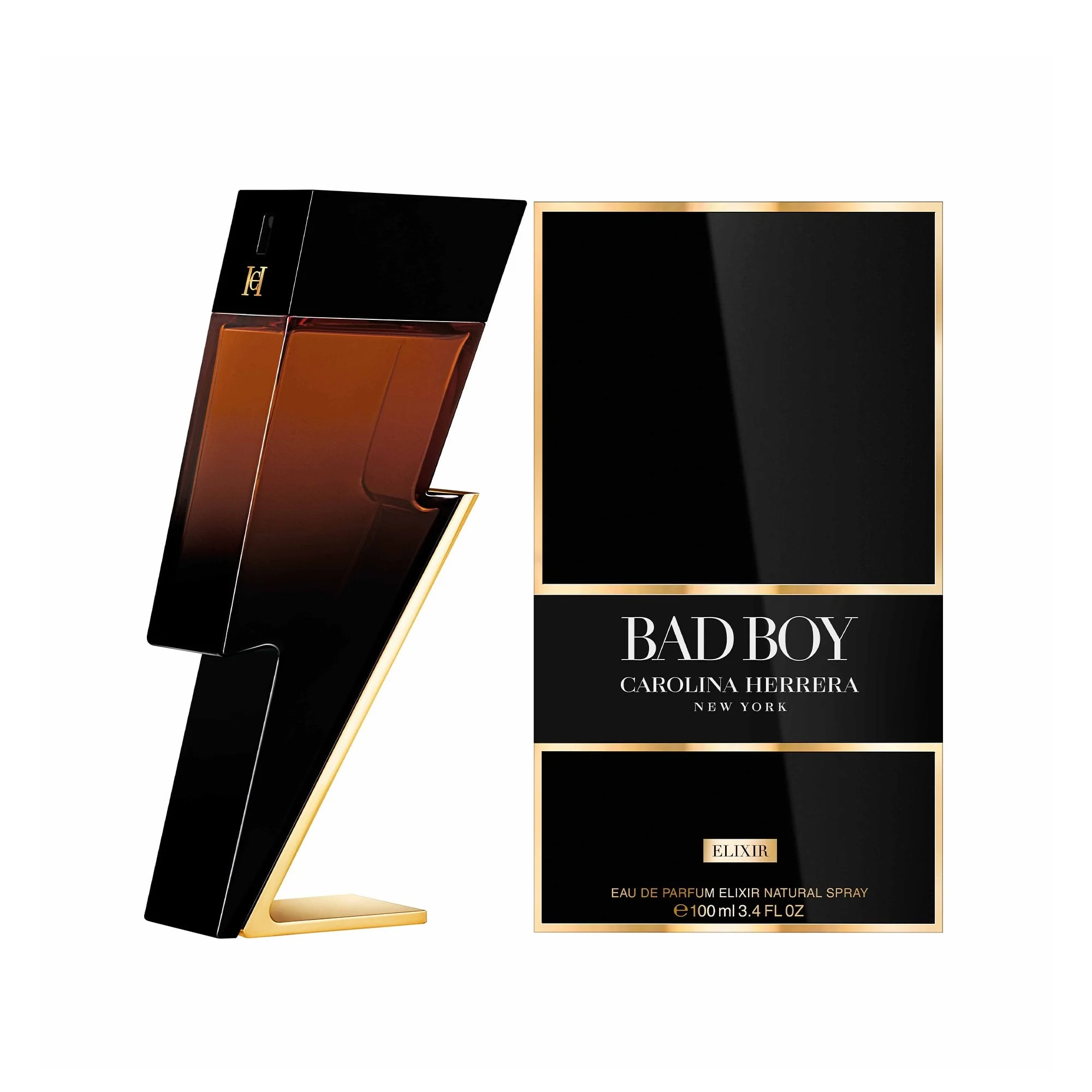 Carolina Herrera Bad Boy Elixir Eau De Parfum Elixir 100ml Spray - Image 2