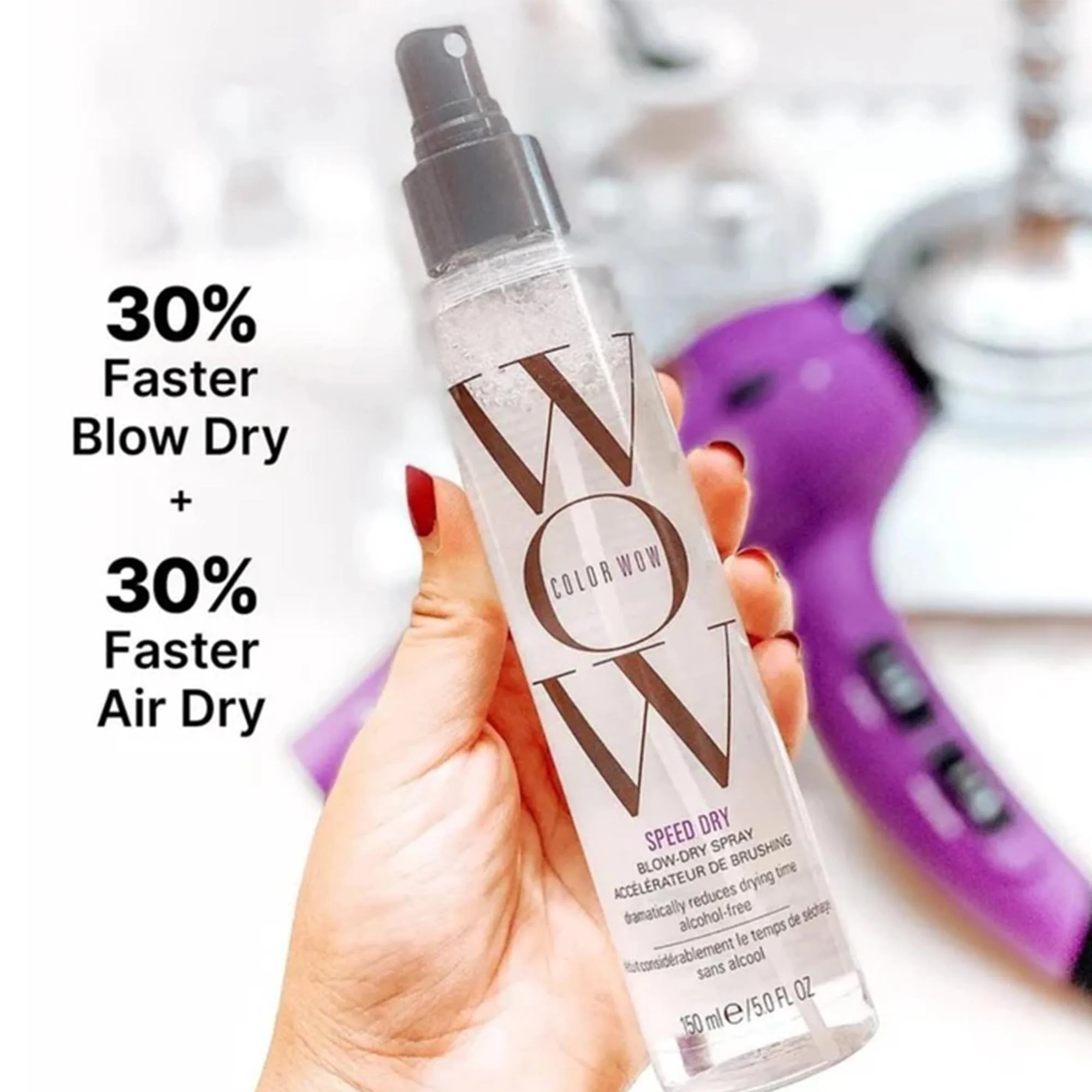 COLOR WOW Speed Dry Blow-Dry Spray 150ml Spray - Image 2