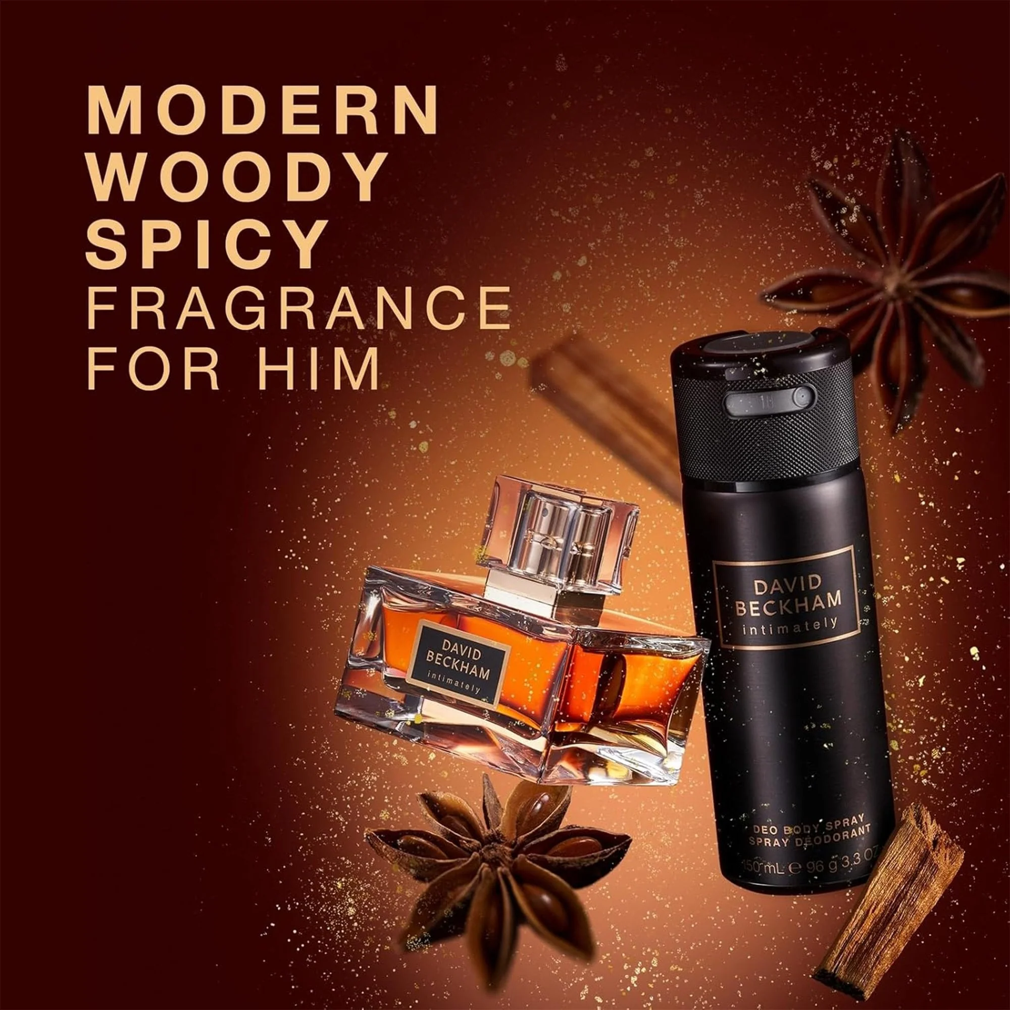 David Beckham Intimately Eau De Toilette 75ml & Deodorant 150ml Gift Set - Image 3