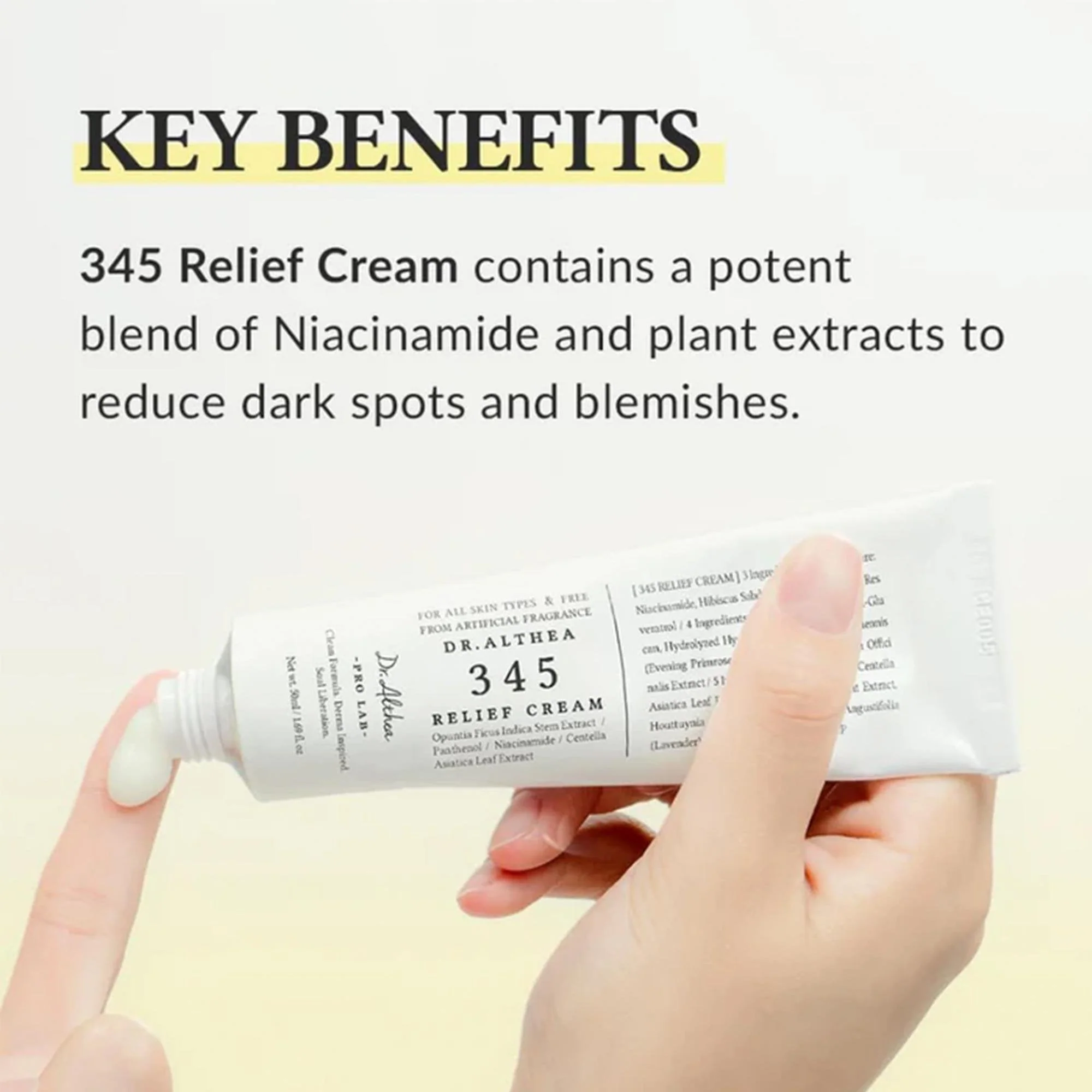 Dr.Althea 345 Relief Cream 50ml Tube - Image 6