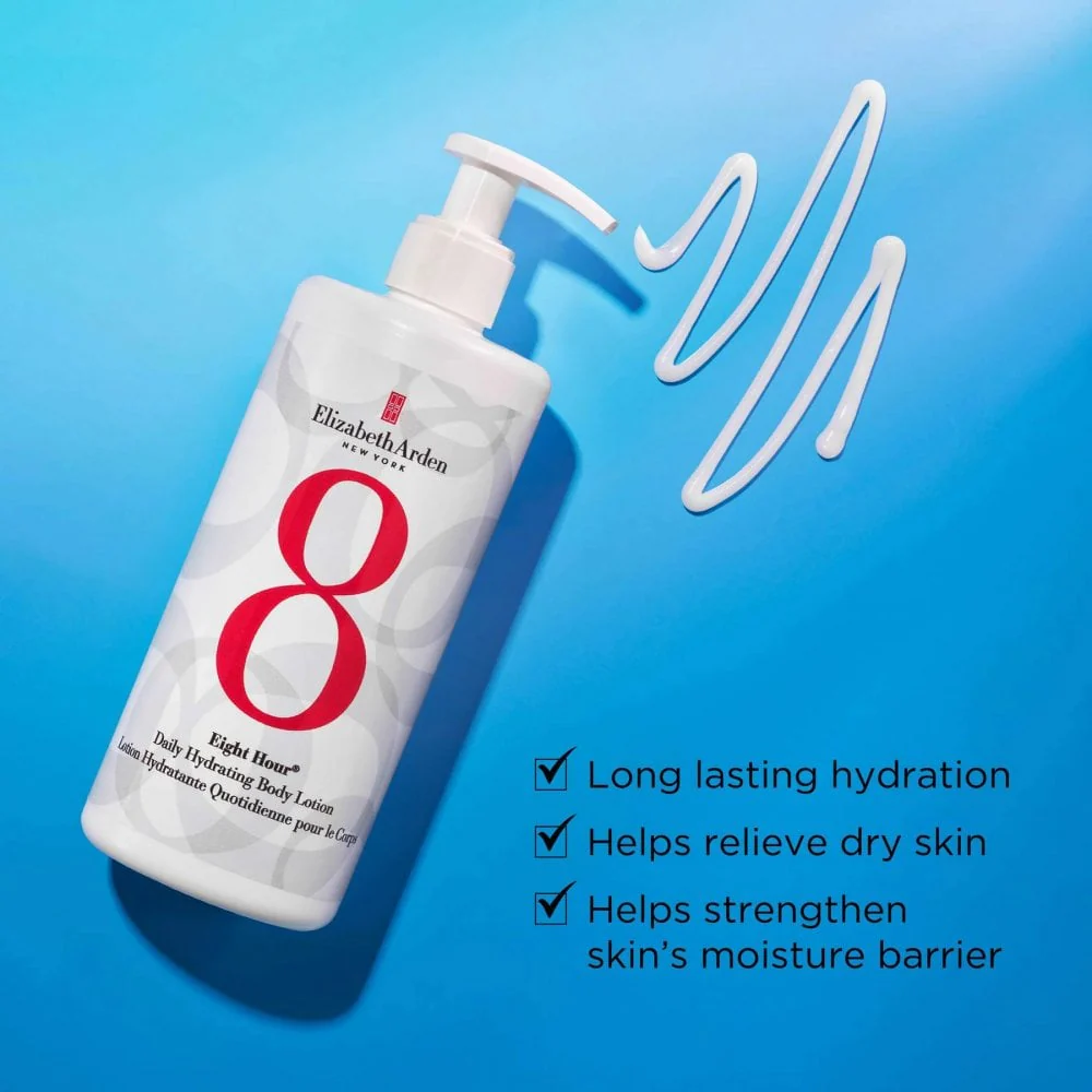 Elizabeth Arden 8 Hour Daily Hydrating Body Lotion 380ml Bottle - Image 2
