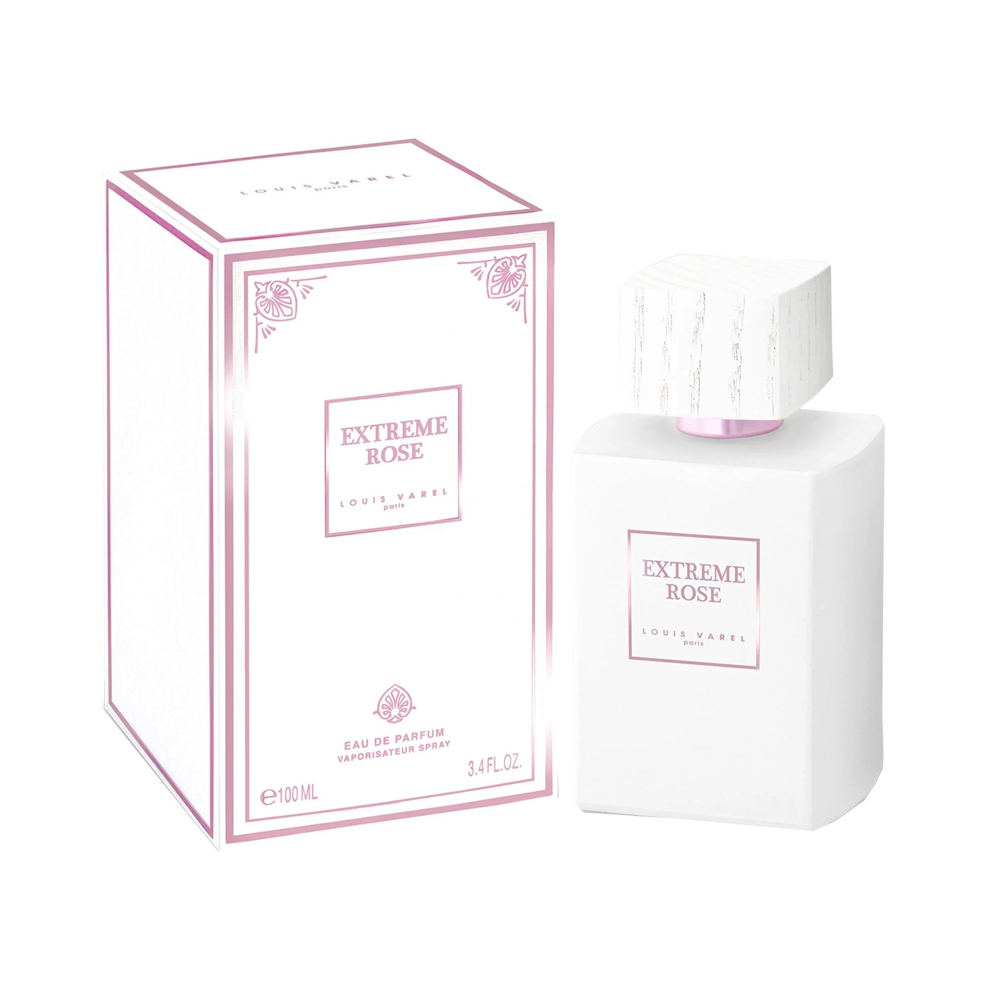 Louis Varel Extreme Rose Eau De Parfum 100ml Spray - Image 2