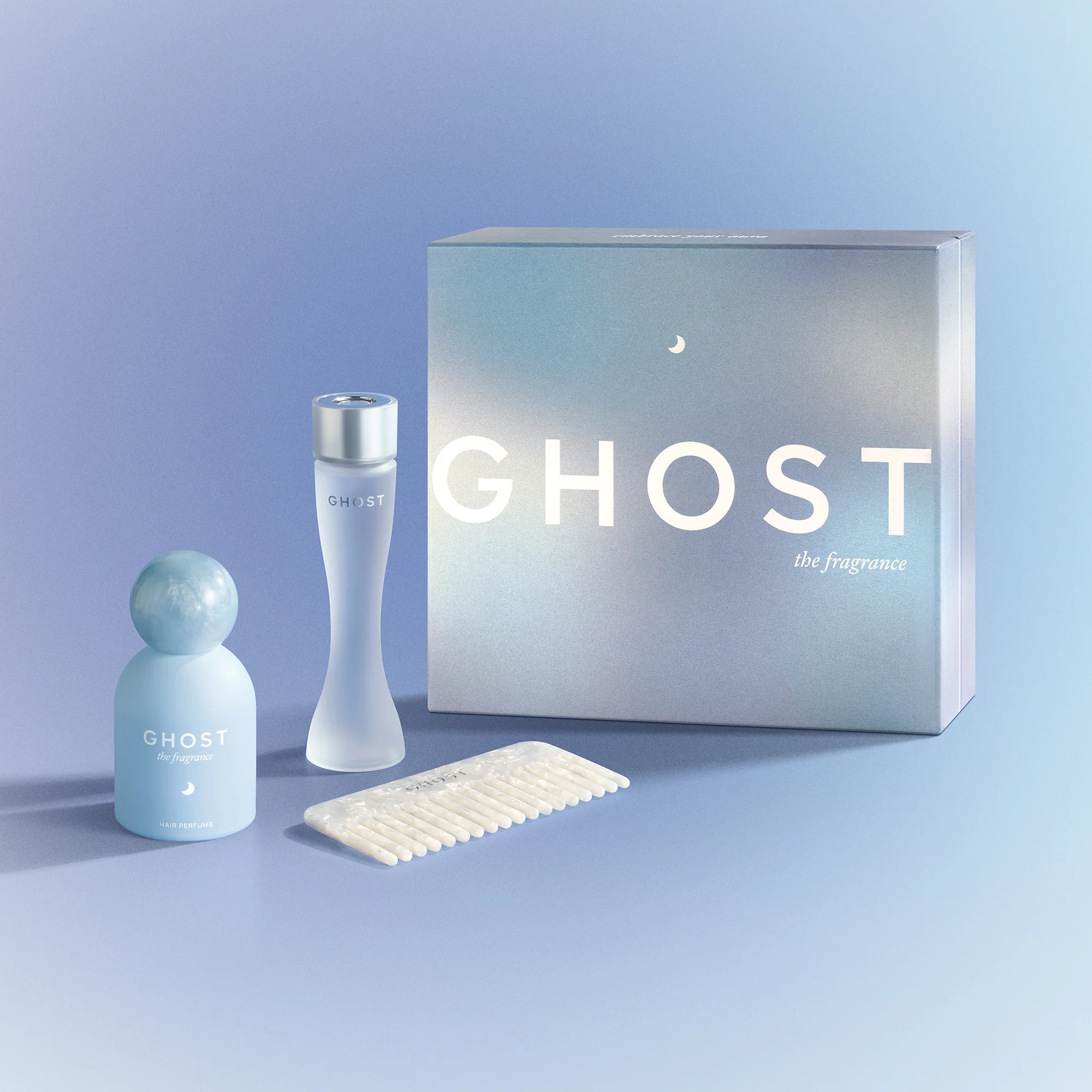 Ghost The Fragrance Eau De Toilette 30ml & Hair Perfume 50ml & Hair Comb Gift Set - Image 2
