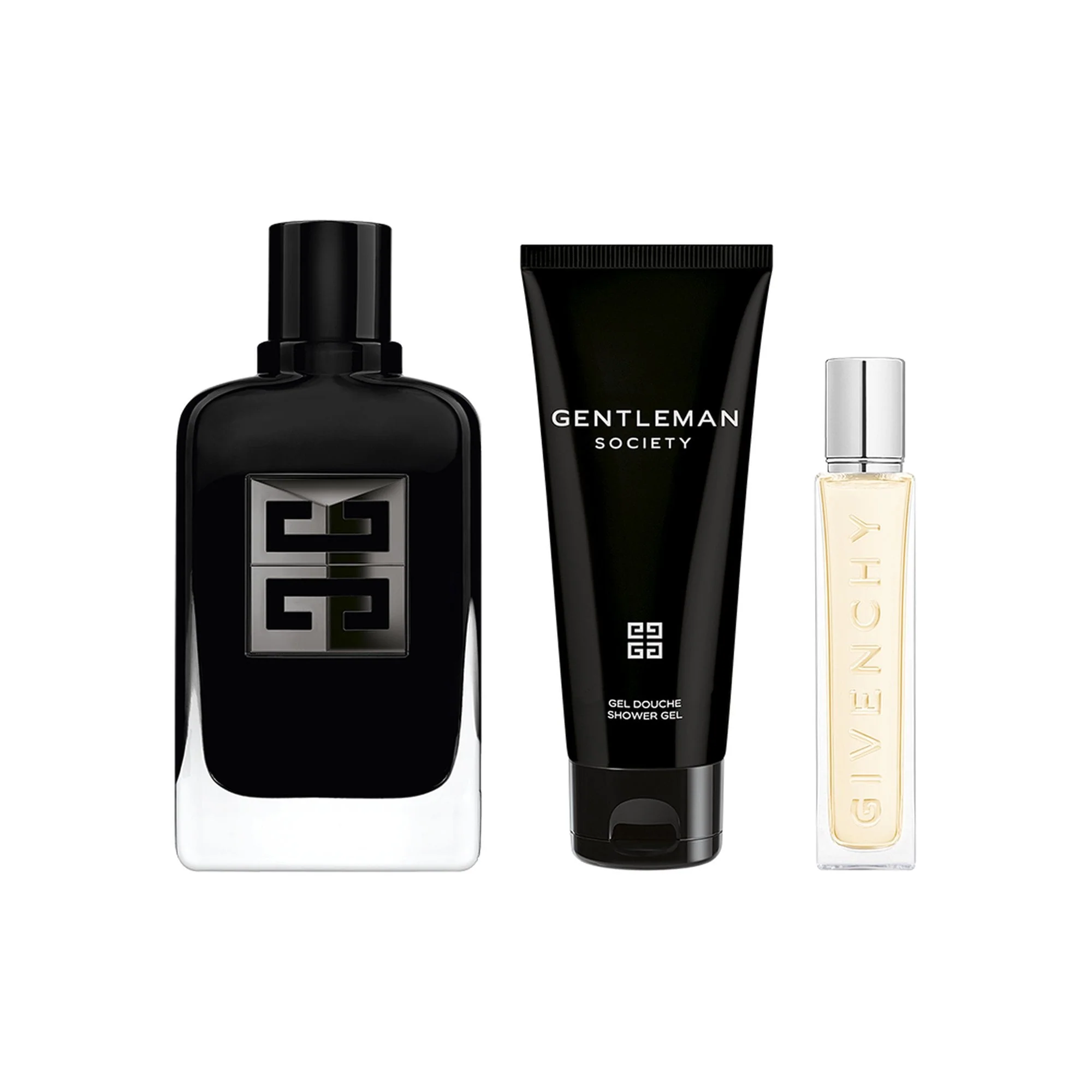 Givenchy Gentleman Society Extreme 100ml & Shower Gel 75ml, Travel Spray 12.5ml Gift Set - Image 2