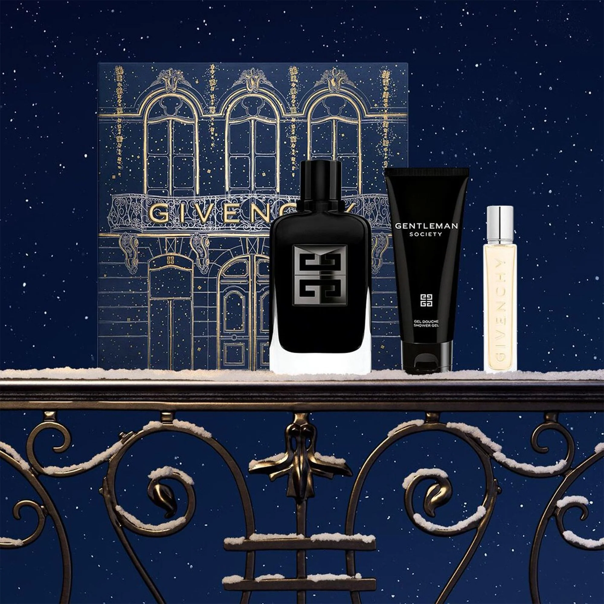 Givenchy Gentleman Society Extreme 100ml & Shower Gel 75ml, Travel Spray 12.5ml Gift Set - Image 5