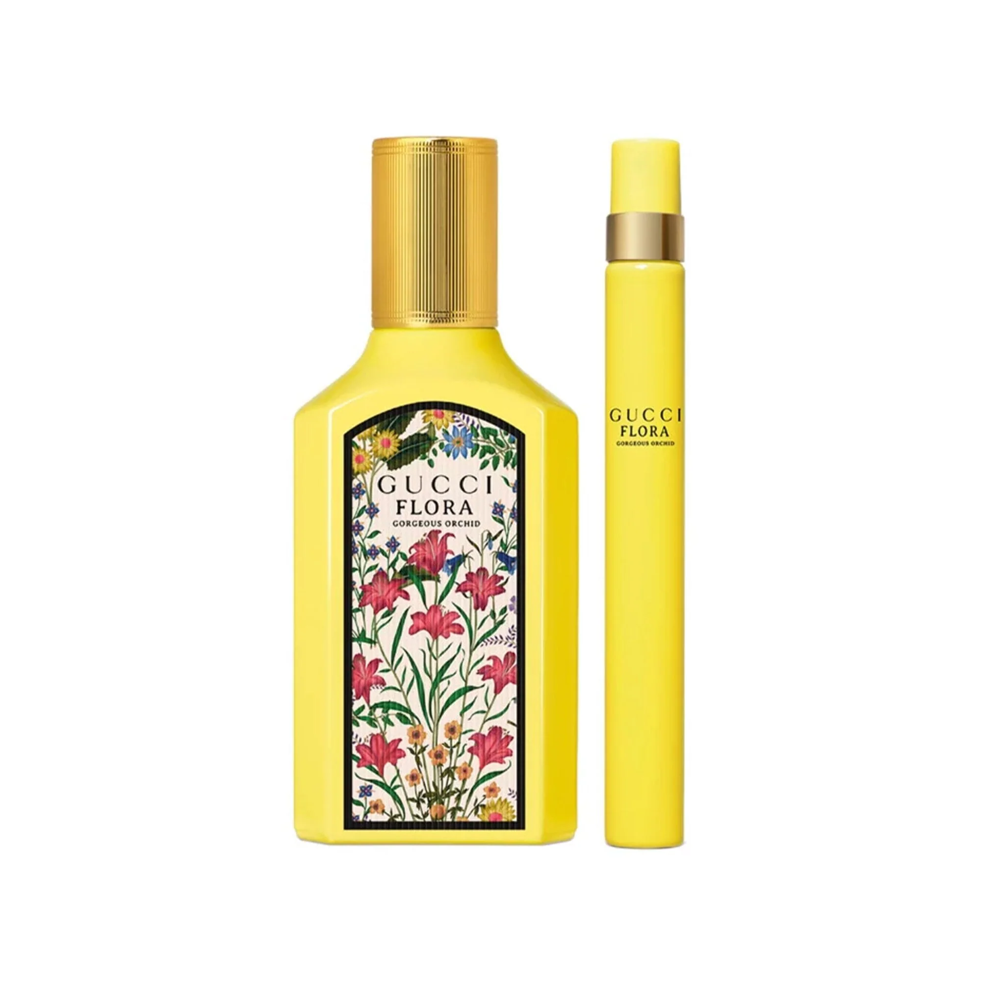 Gucci Flora Gorgeous Orchid Eau De Parfum 50ml & Travel Spray 10ml Gift Set - Image 2