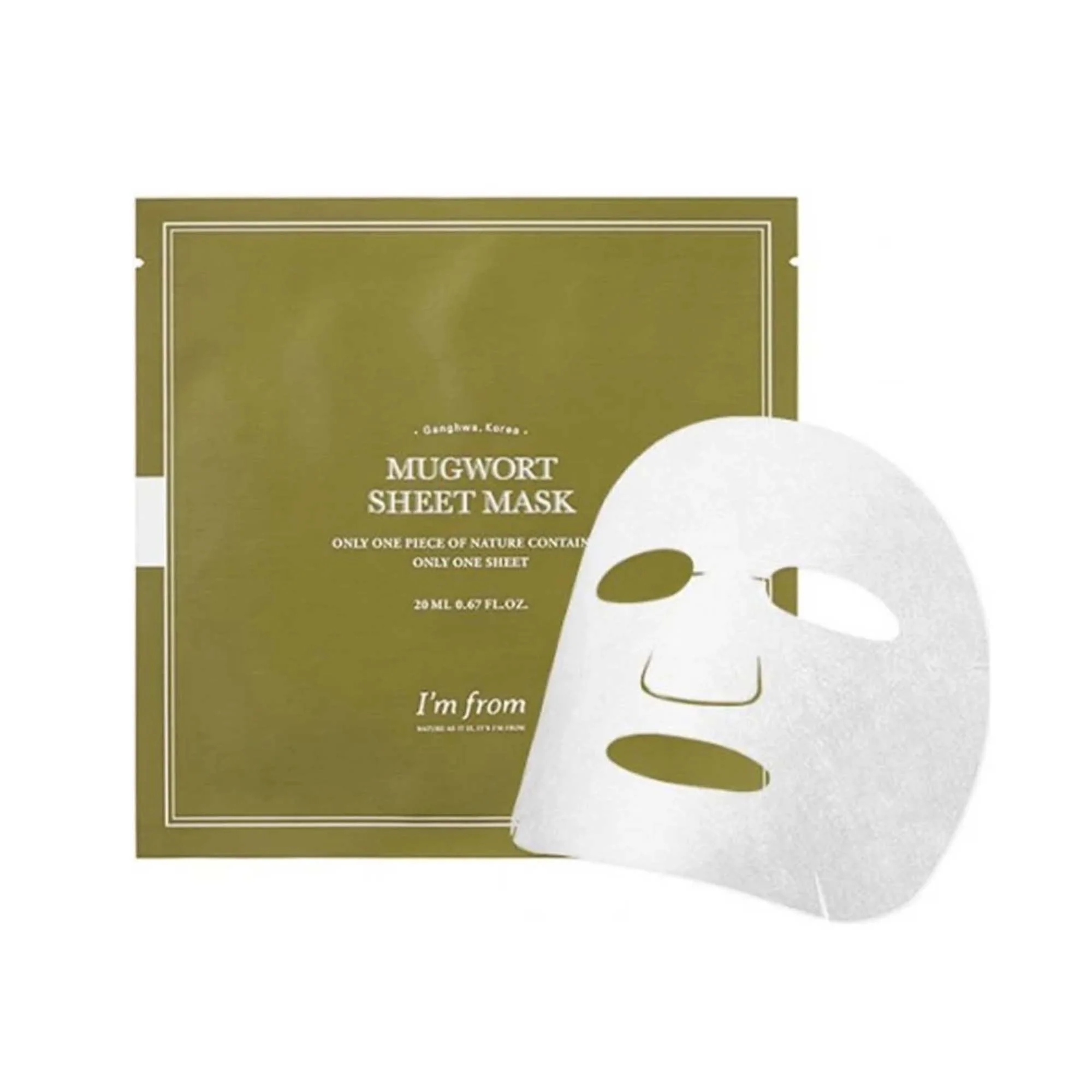 I'm From Mugwort Sheet Mask 1pc Sachet - Image 2