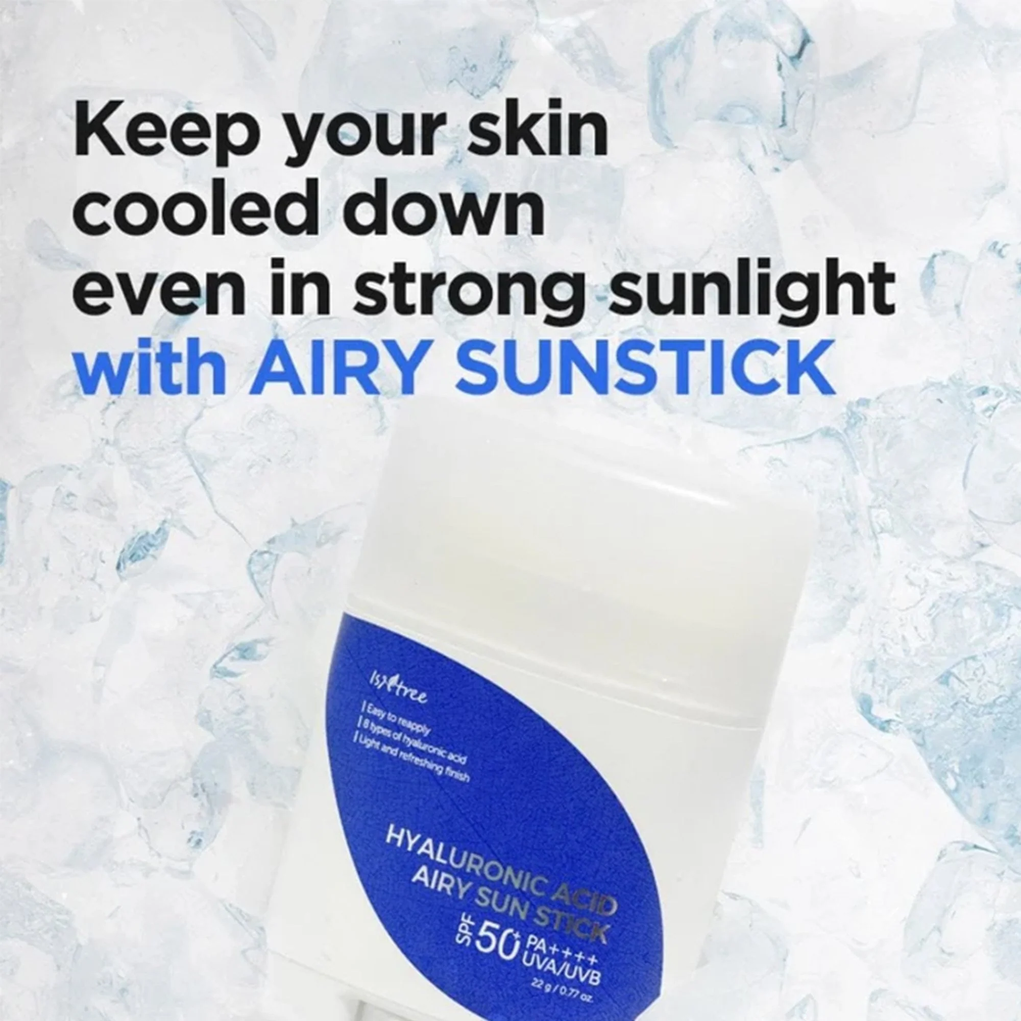 Isntree Hyaluronic Acid Sun Cream 50ml - SPF 50 UVA/UVB - Image 2