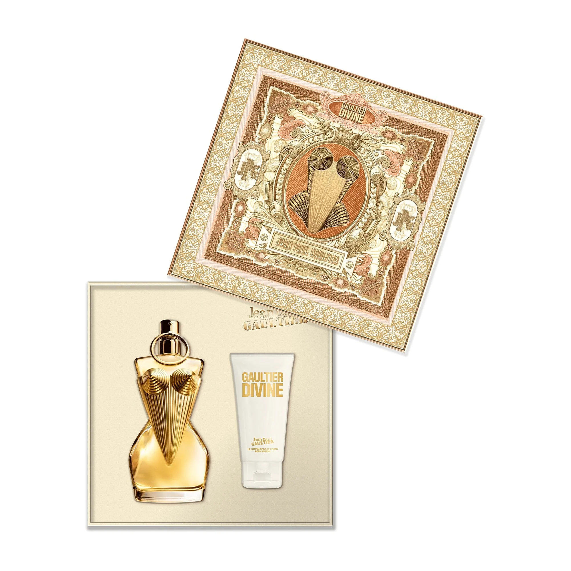 Jean Paul Gaultier Divine Eau De Parfum 50ml & Body Lotion 75ml Gift Set - Image 3