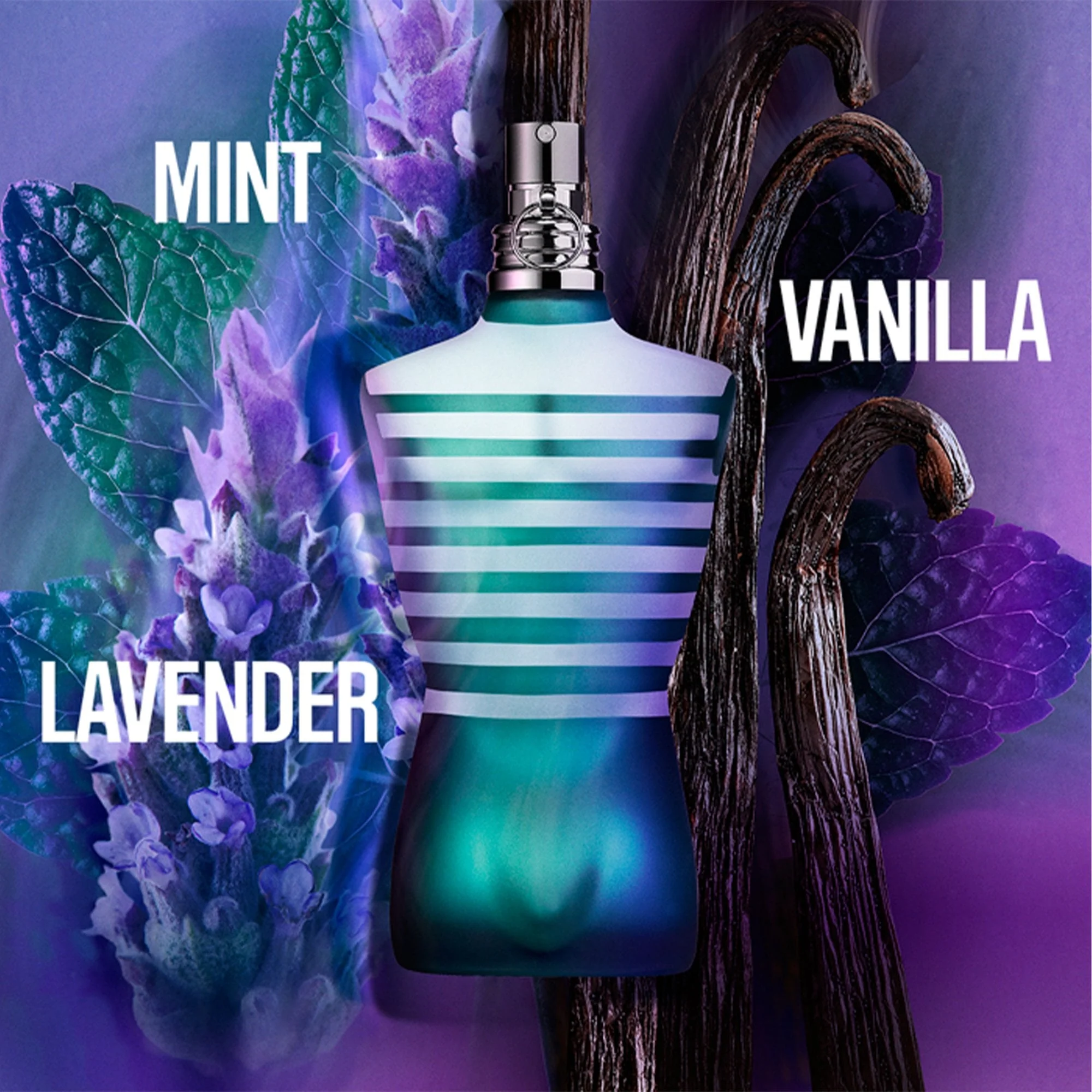 Jean Paul Gaultier ''Le Male'' Eau De Toilette 75ml & Travel Spray 10ml & Shower Gel 75ml Gift Set - Image 4