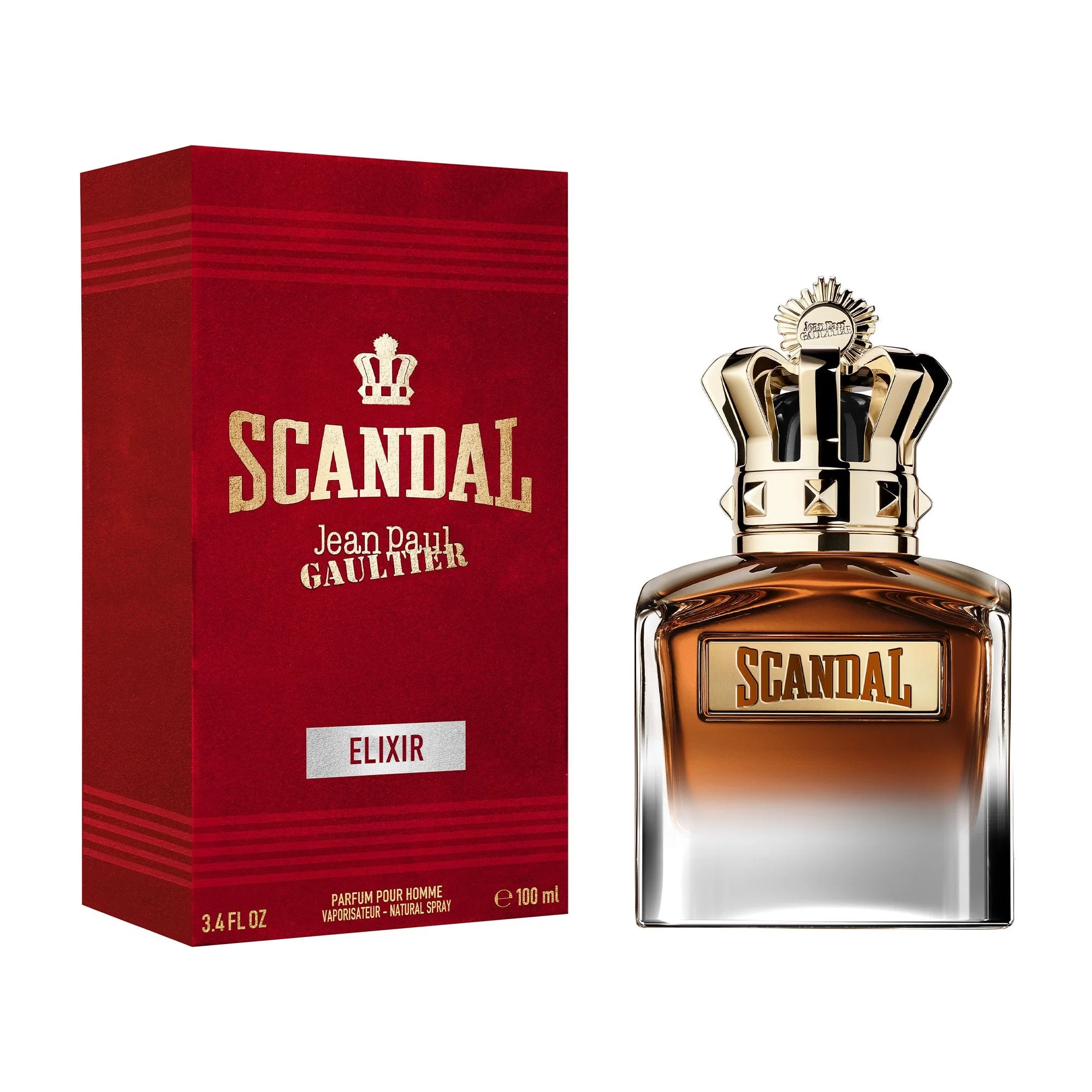 Jean Paul Gaultier Scandal Elixir Pour Homme Parfum 100ml Spray - Image 2