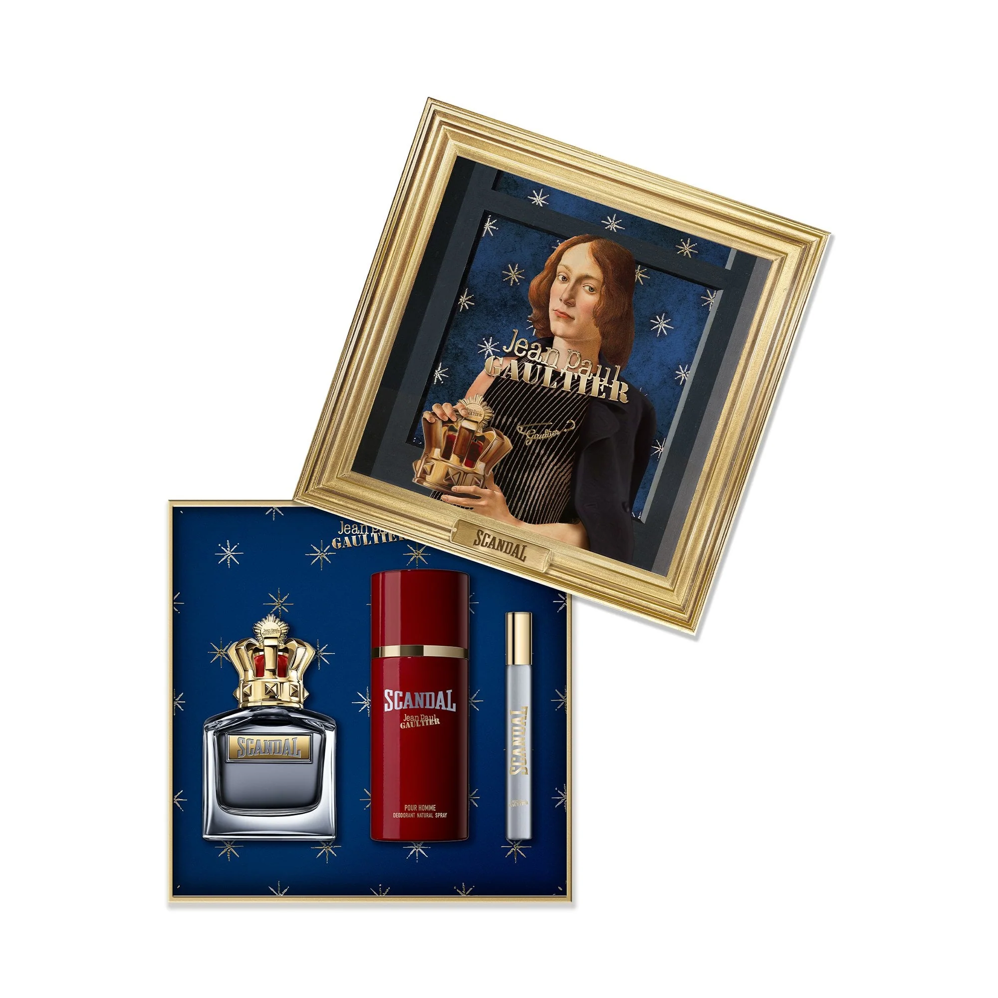 Jean Paul Gaultier Scandal Pour Homme Eau De Toilette 100ml & Deodorant 150ml & Mini 10ml Gift Set - Image 3