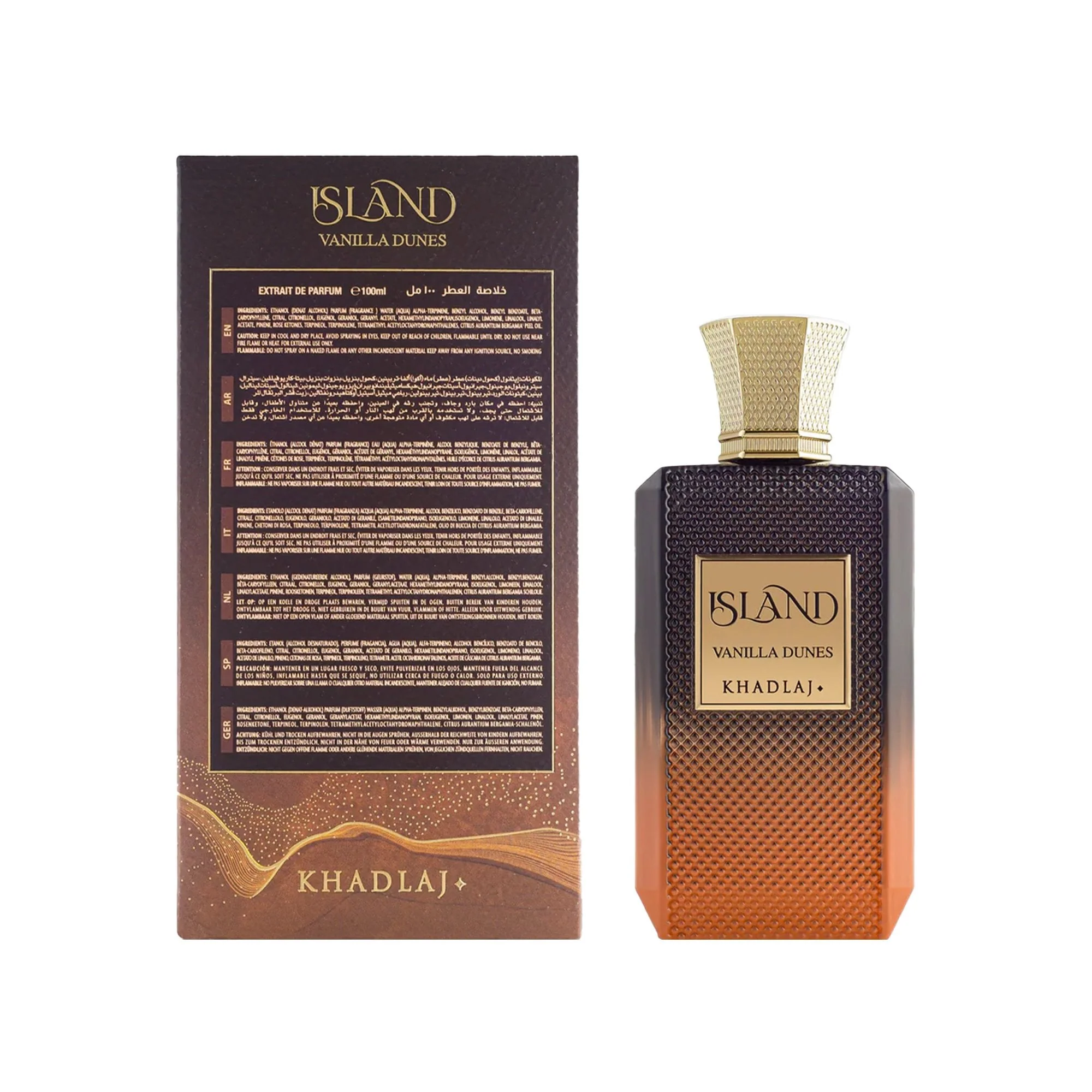 Khadlaj Island Vanilla Dunes Extrait De Parfum 100ml Spray - Image 3