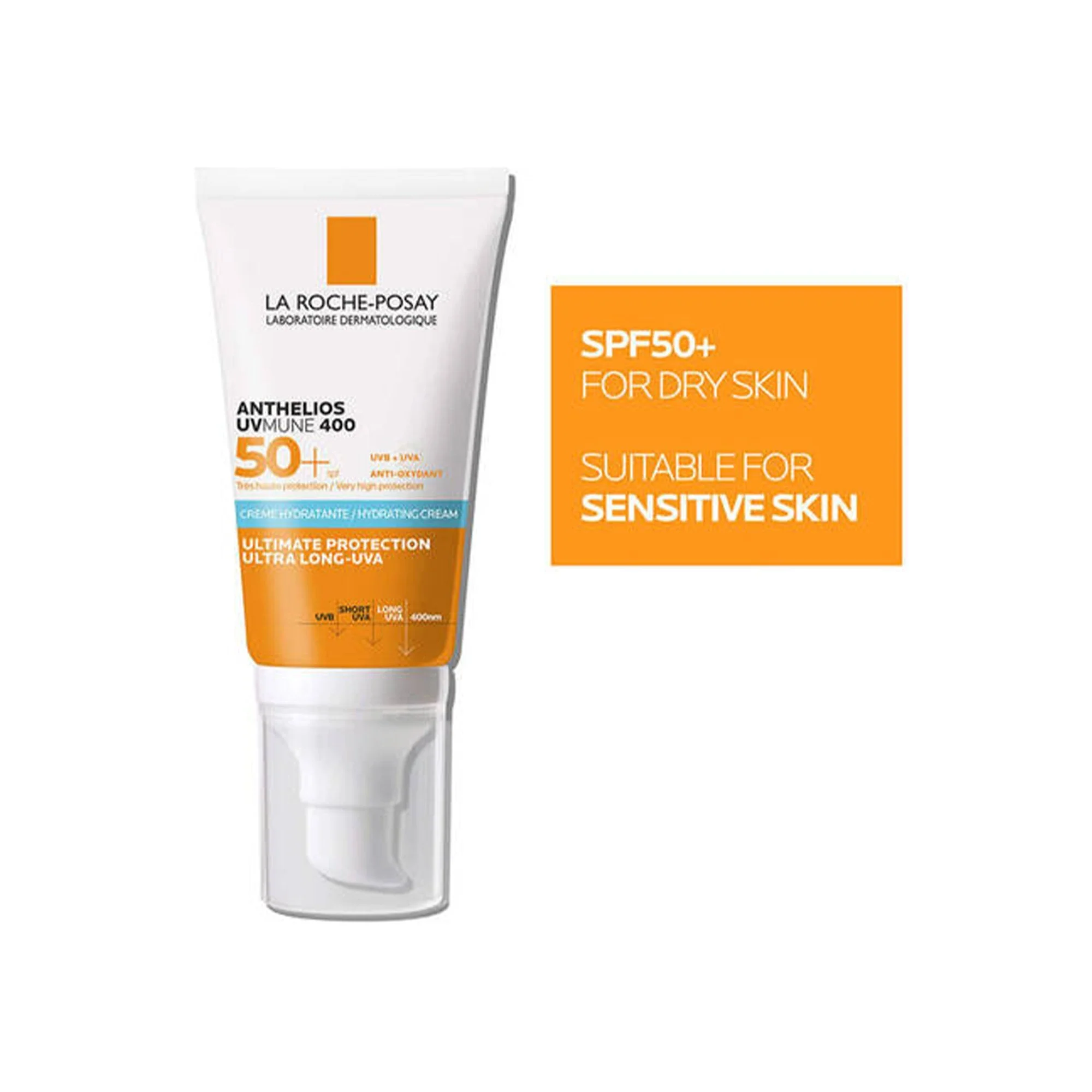 La Roche-Posay Anthelios UVmune 400 50+ Creme Hydratante 50ml Tube - Image 3