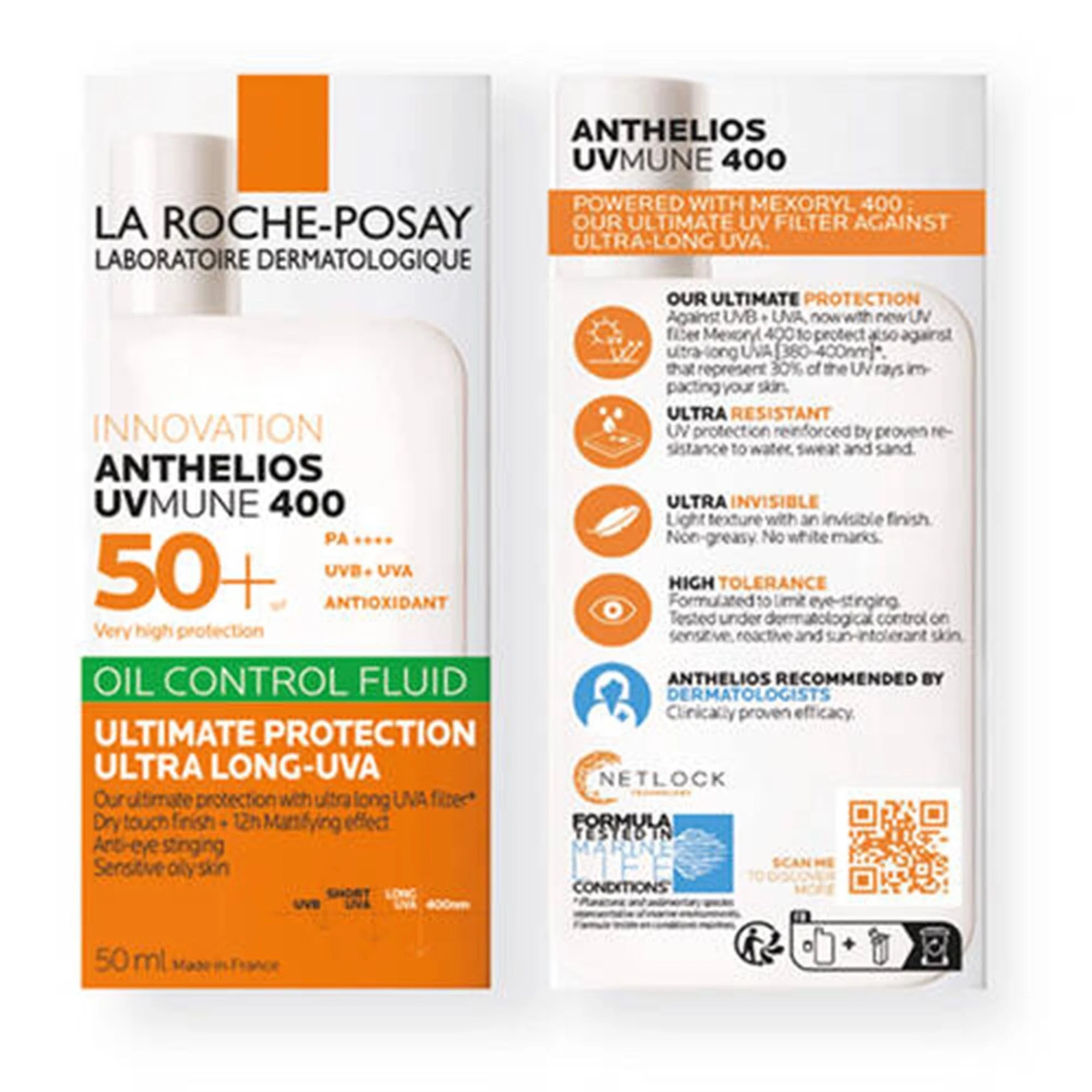 La Roche-Posay Anthelios UVmune 400 50+ Fluid Oil Control 50ml Bottle - Image 6