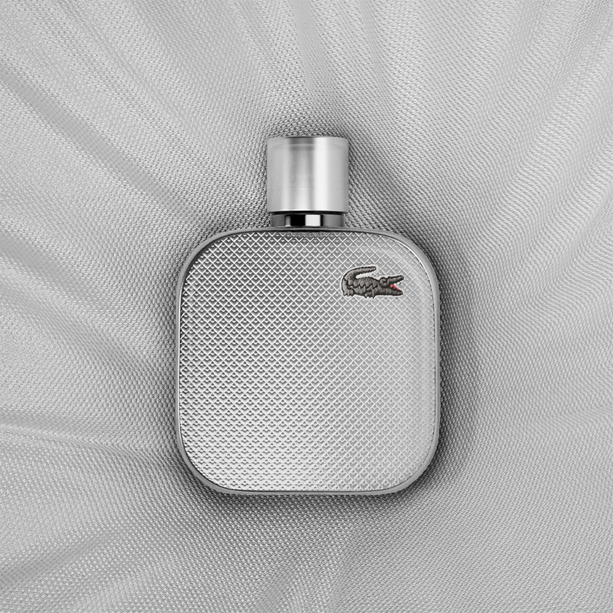 Lacoste L1212 Silver Grey Eau De Parfum 100ml Spray - Image 4