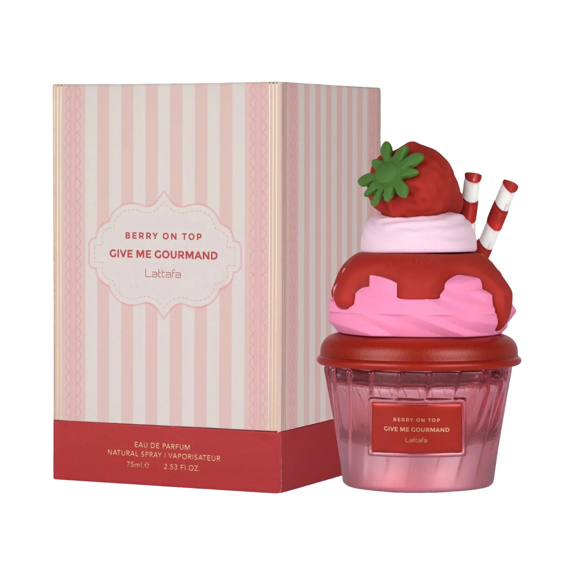 Lattafa Give Me Gourmand Berry On Top Eau De Parfum 75ml Spray - Image 2