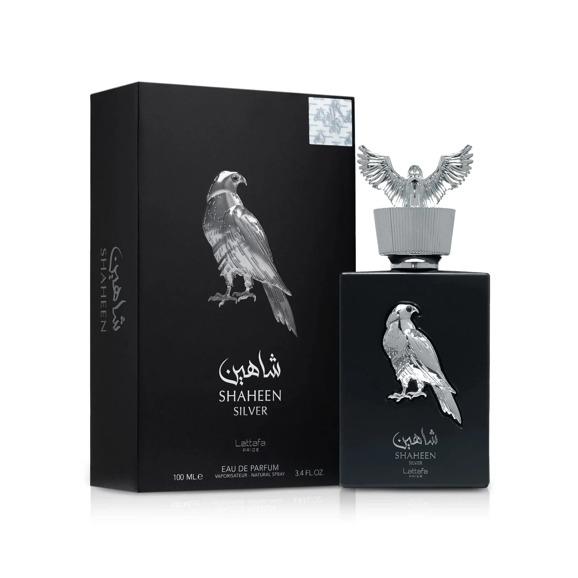 Lattafa Shaheen Silver Eau De Parfum 100ml Spray - Image 2