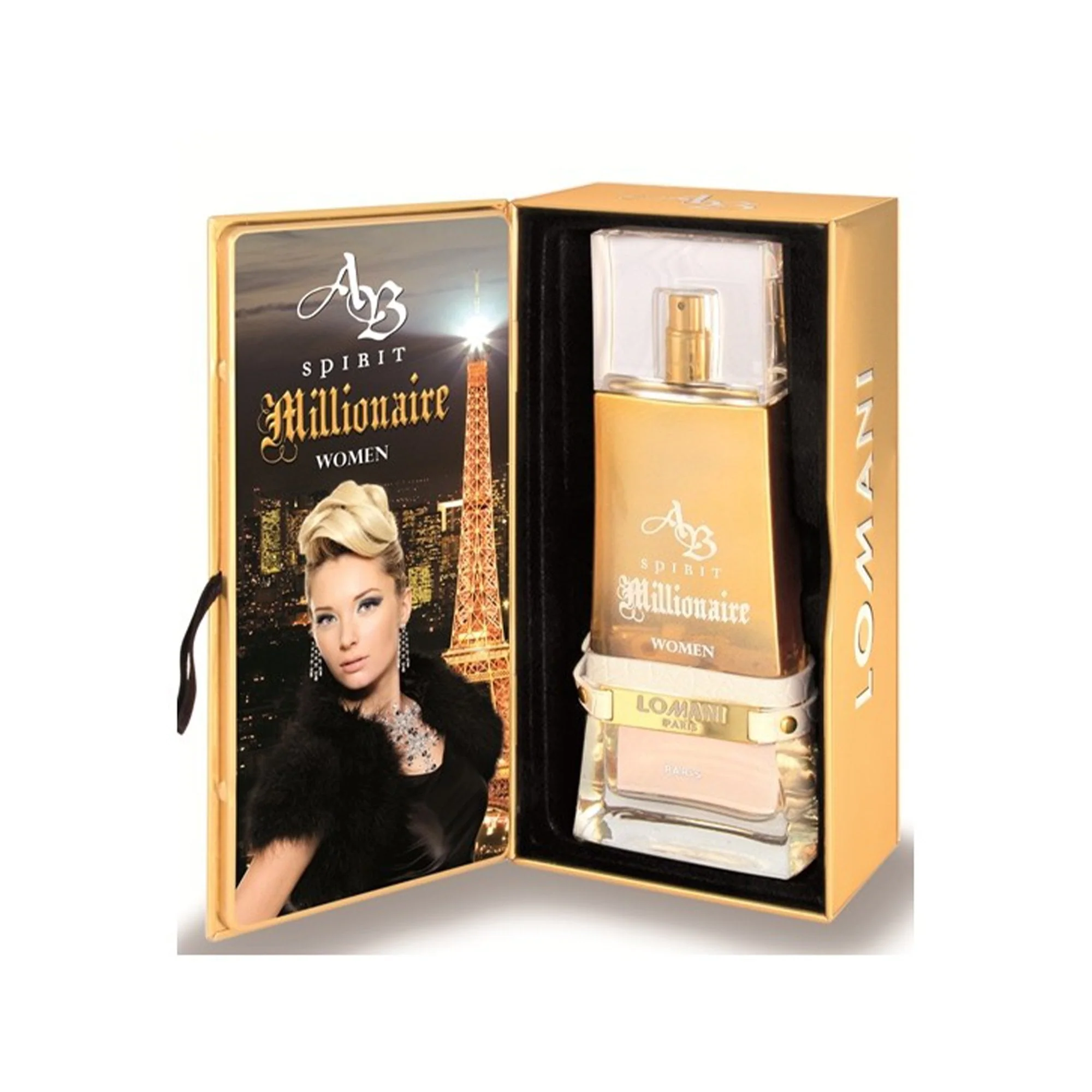 Lomani AB Spirit Millionaire Women Eau De Parfum 100ml Spray - Image 2