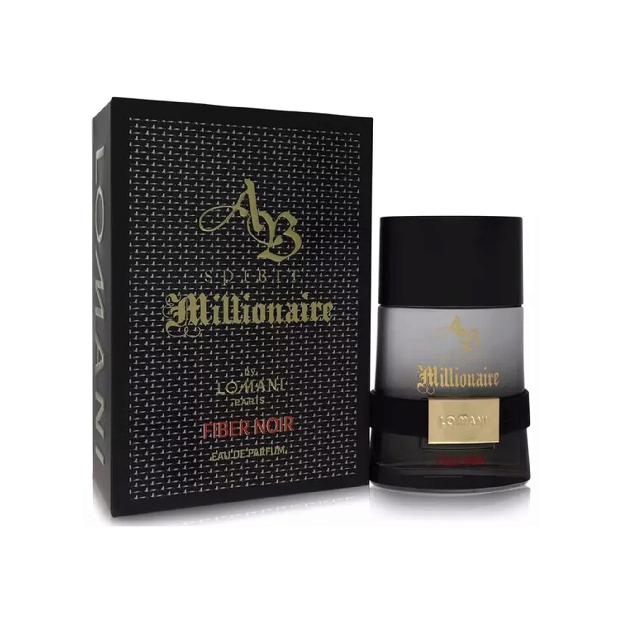 Lomani AB Spirit Millionaire Fibre Noir Eau De Parfum 100ml Spray - Image 2