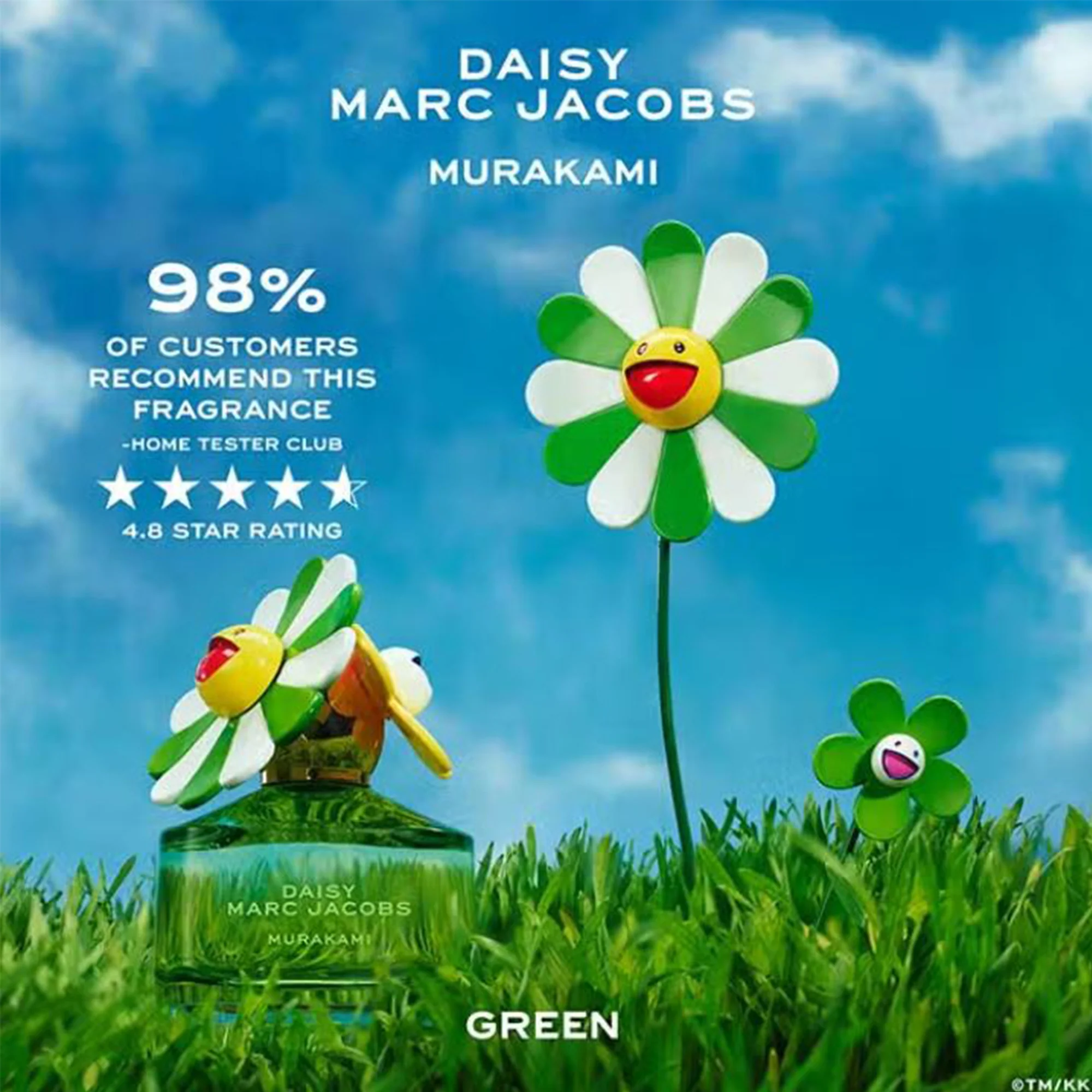 Marc Jacobs Daisy Murakami Green Eau De Parfum 50ml Spray - Image 4