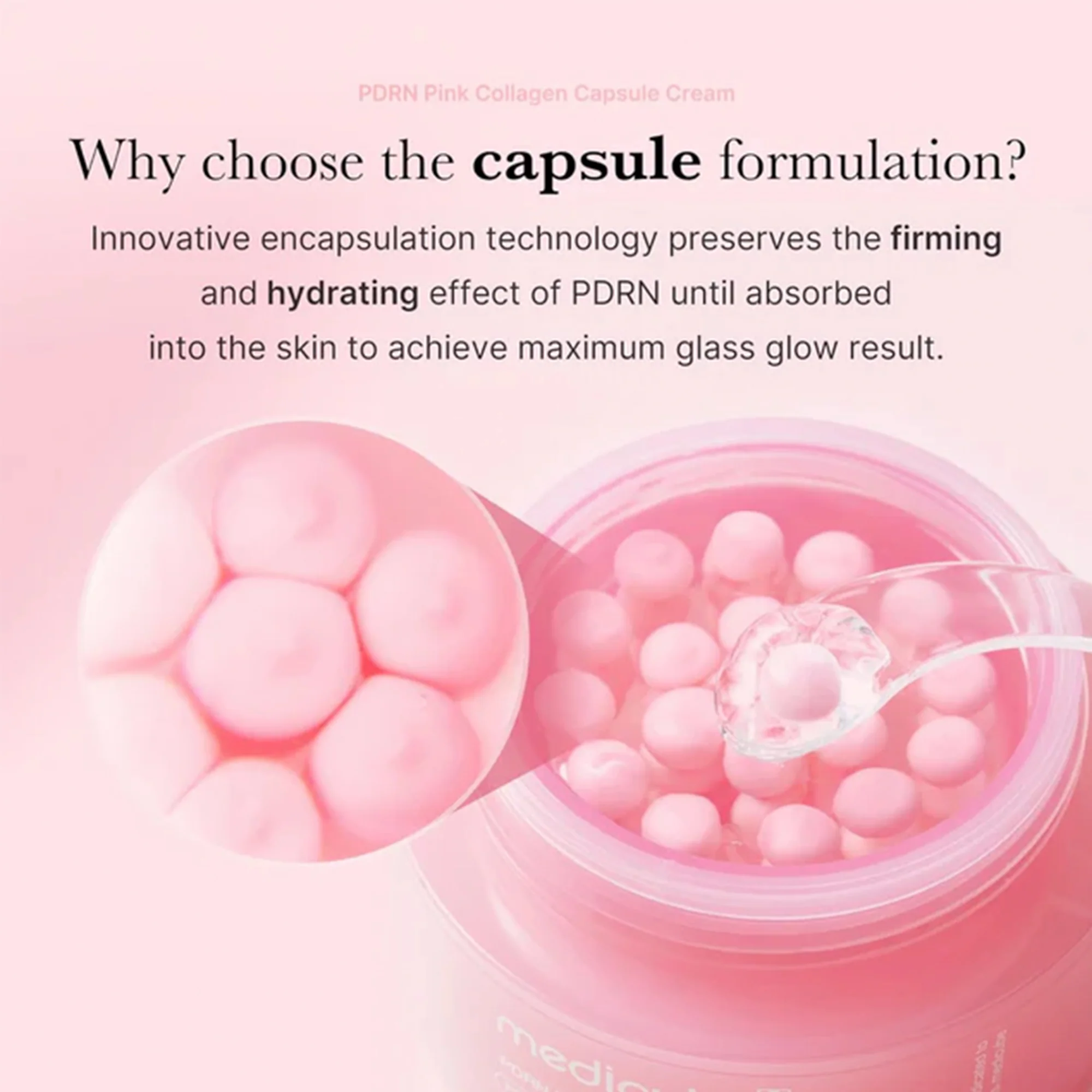 Medicube PDRN Pink Collagen Capsule Cream 55ml Jar - Image 5