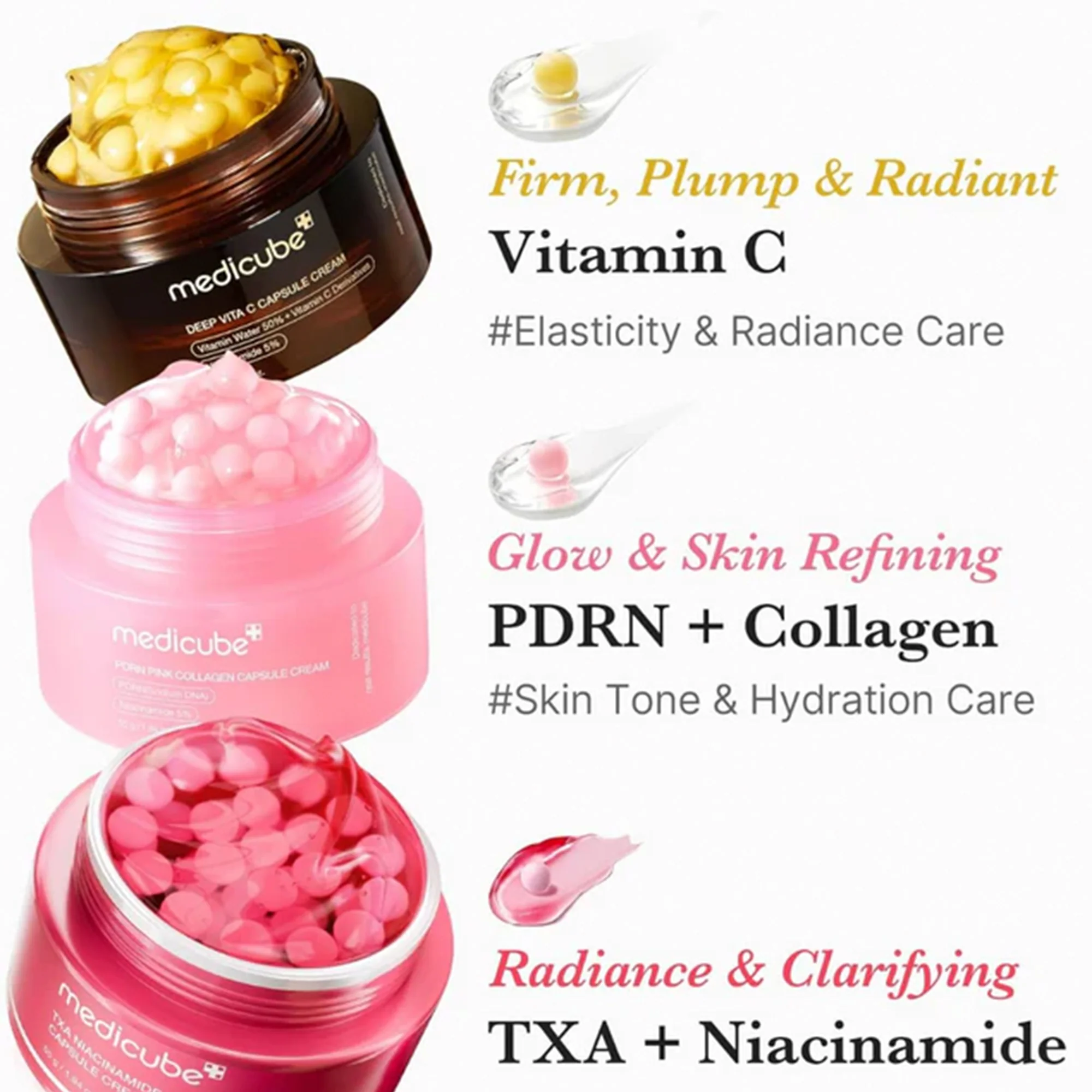 Medicube PDRN Pink Collagen Capsule Cream 55ml Jar - Image 7
