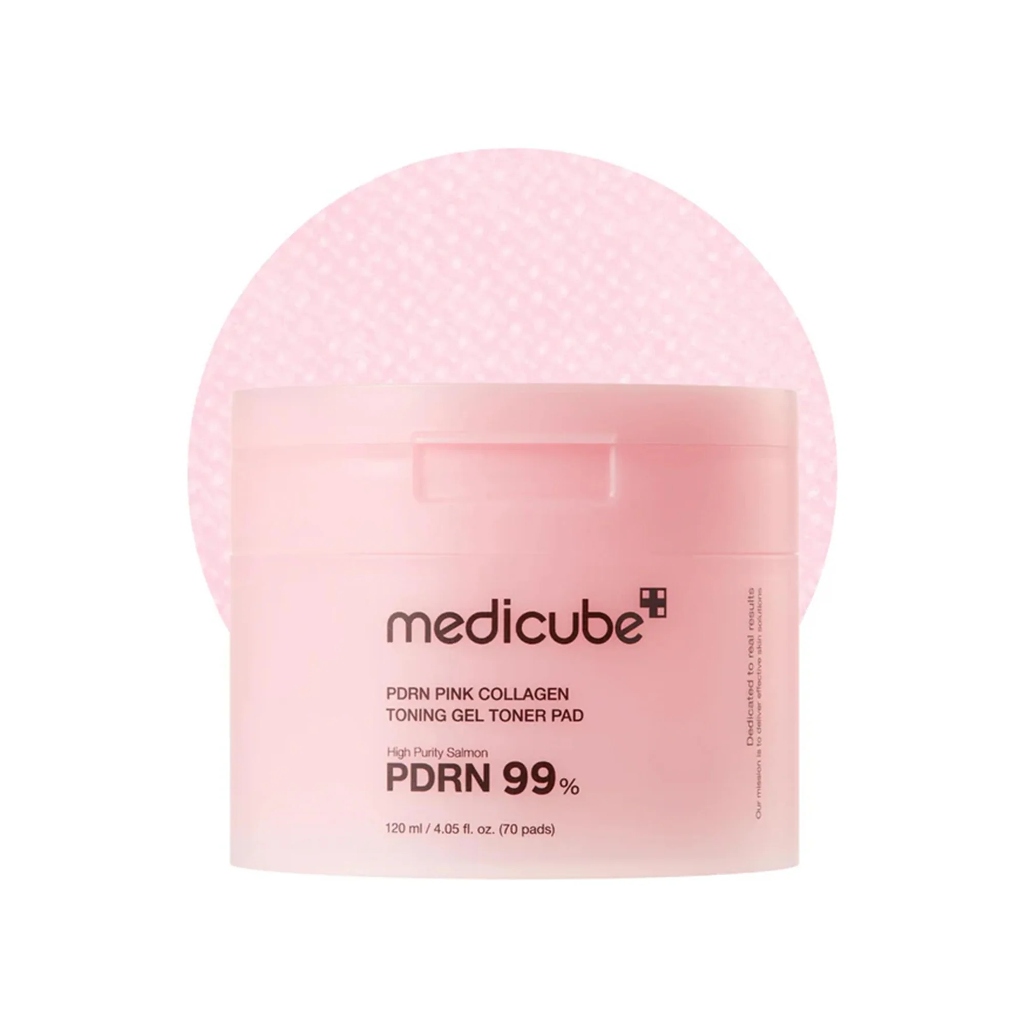 Medicube PDRN Pink Collagen Gel Toner Pad 70pcs Tub - Image 2