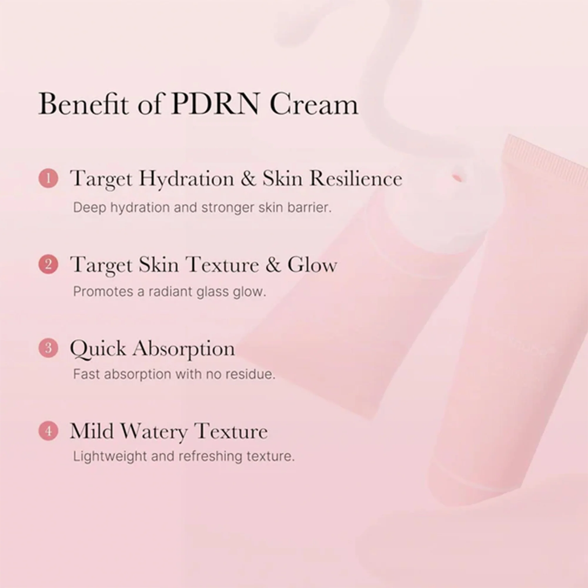 Medicube PDRN Pink Collagen Moisturising Cream 50ml Tube - Image 5