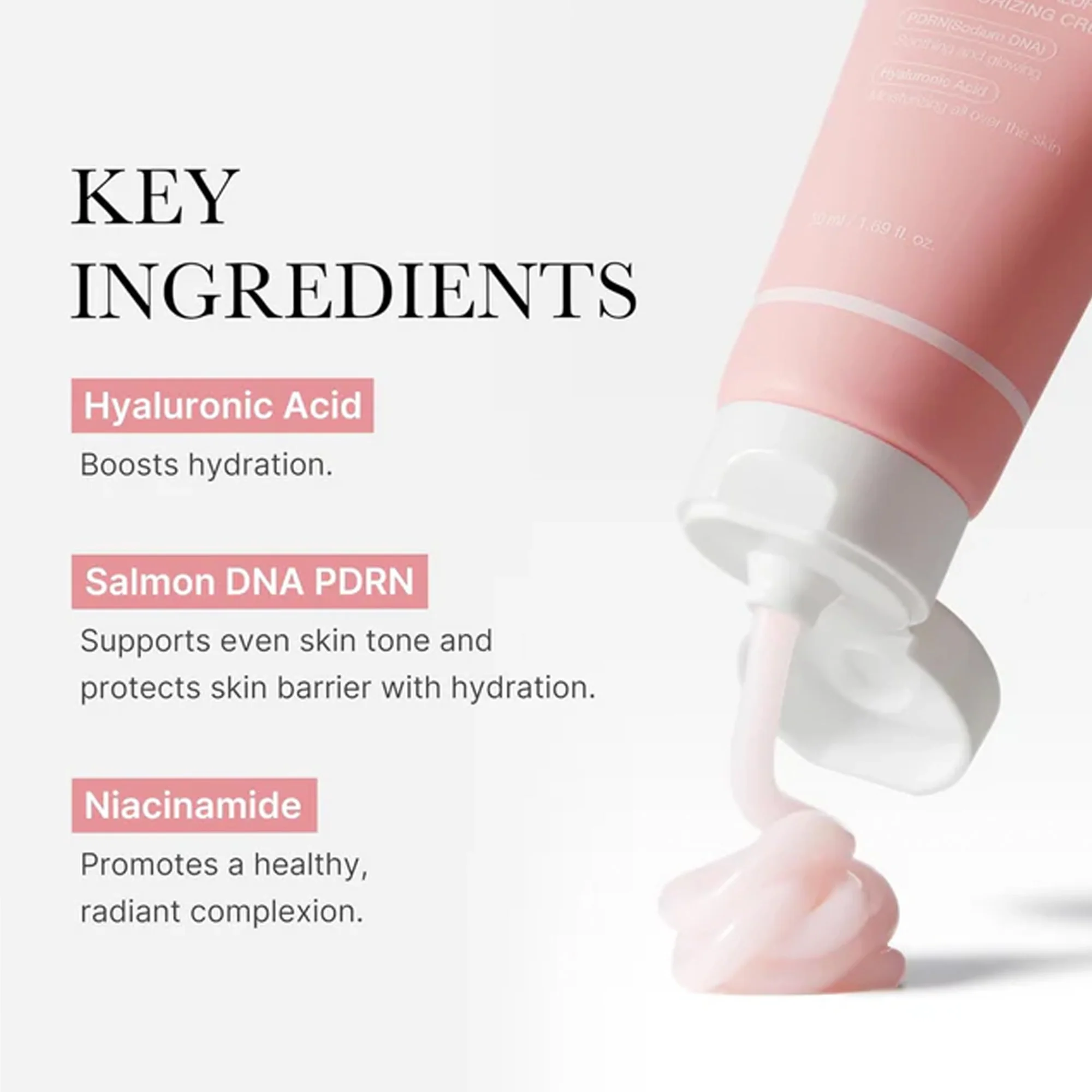 Medicube PDRN Pink Collagen Moisturising Cream 50ml Tube - Image 6