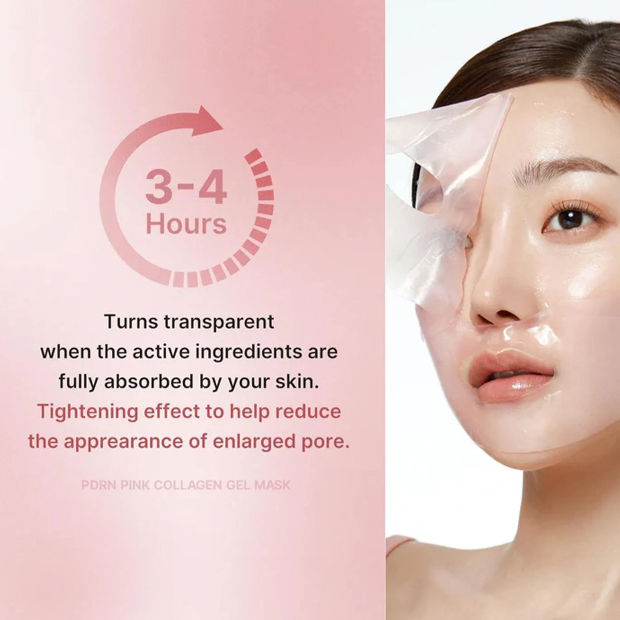 Medicube PDRN Pink Collagen Sheet Mask 4pcs Sachets - Image 3