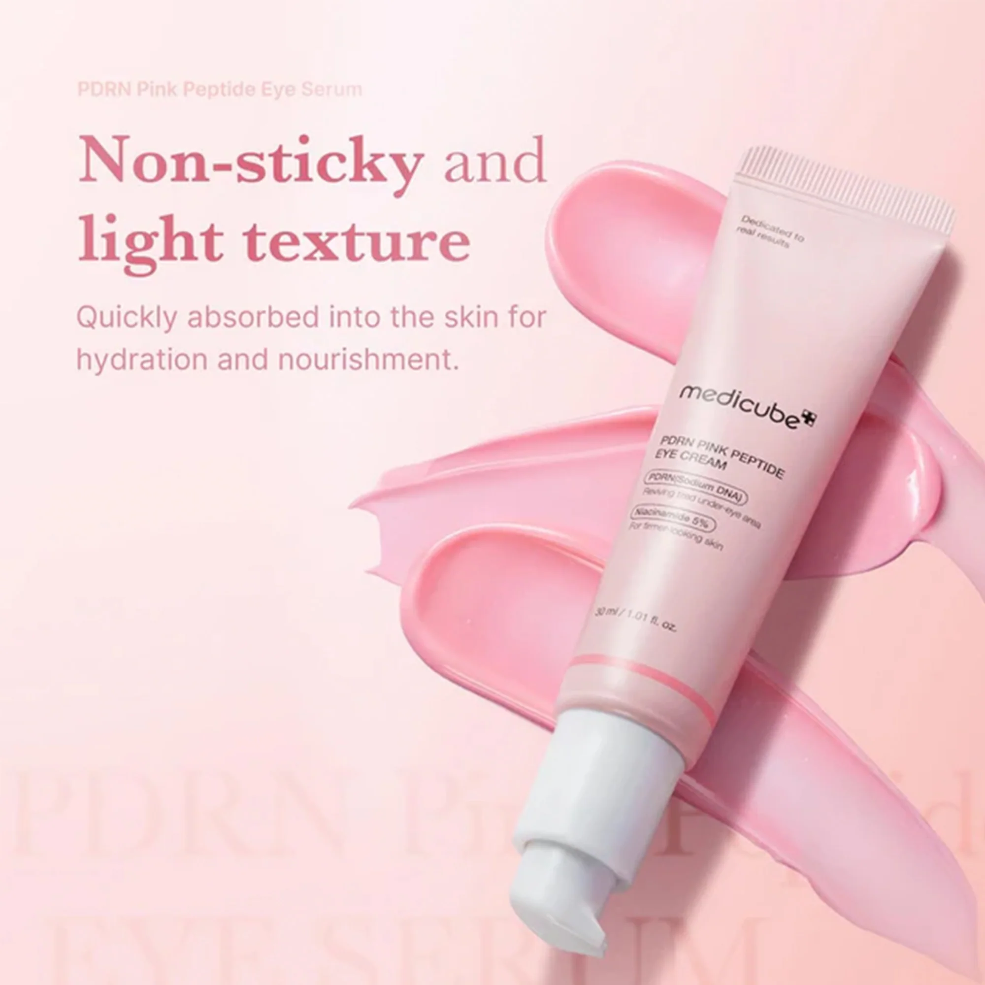 Medicube PDRN Pink Peptide Eye Cream 30ml Pump - Image 5