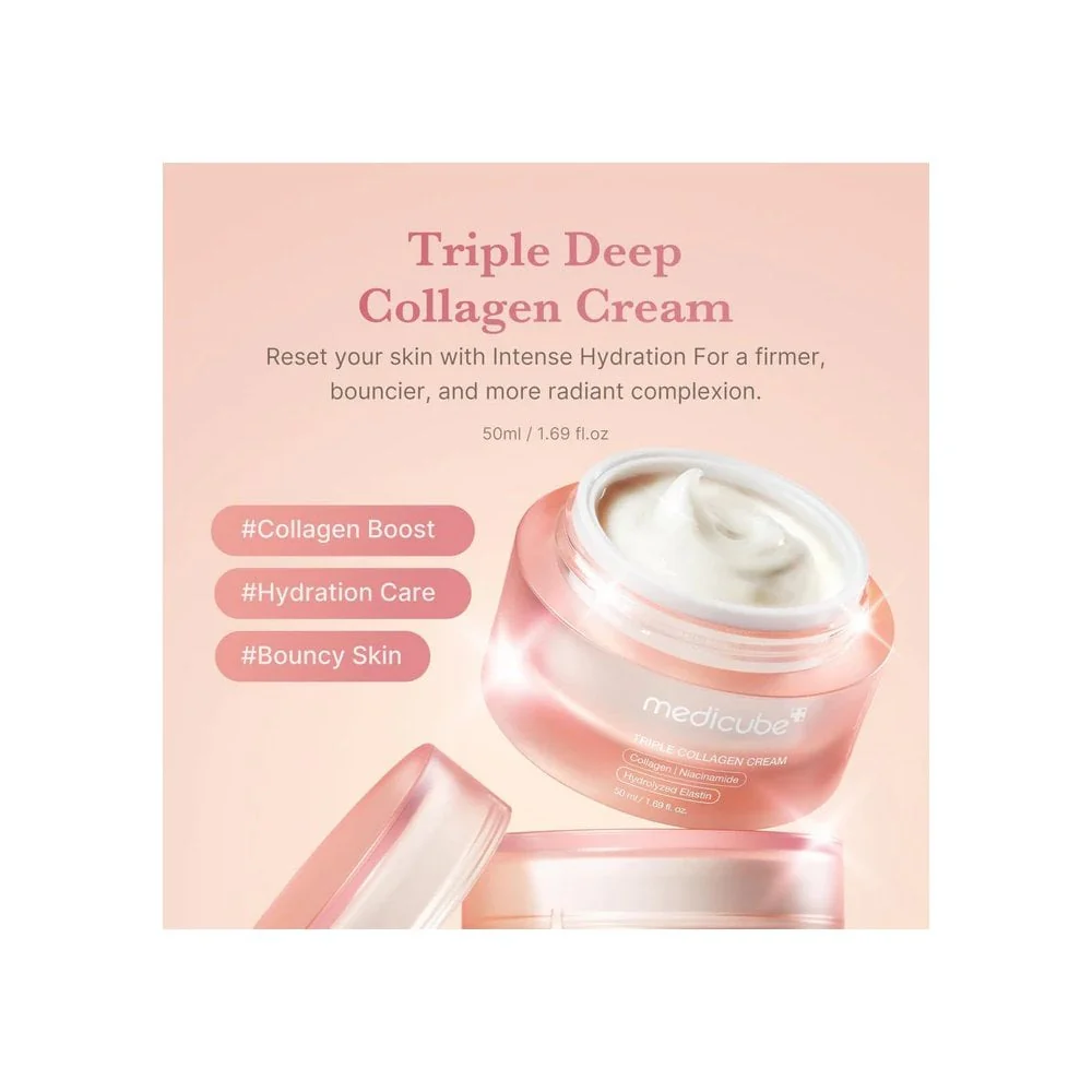 Medicube Triple Collagen Cream 50ml Jar - Image 2