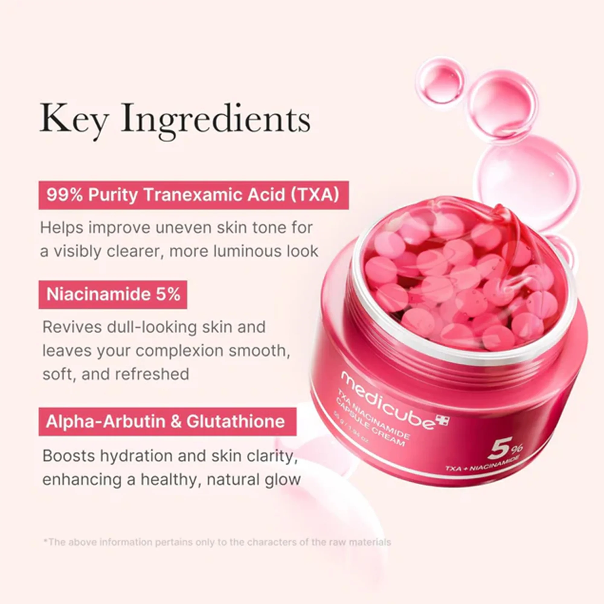 Medicube TXA Niacinamide Capsule Cream 55ml Jar - Image 4