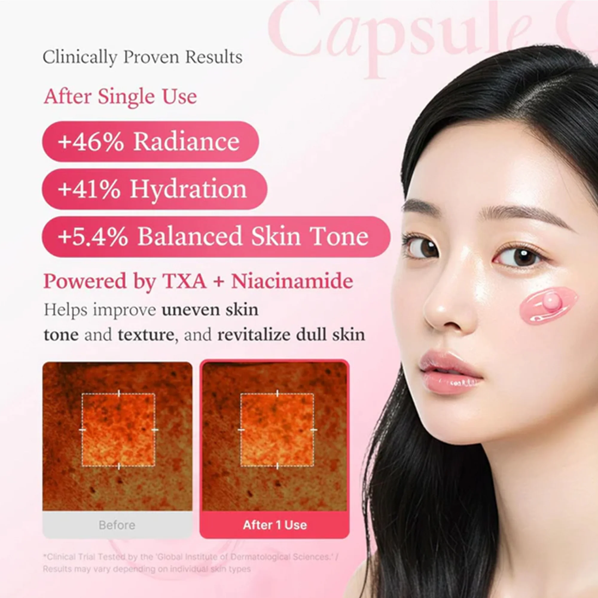 Medicube TXA Niacinamide Capsule Cream 55ml Jar - Image 5
