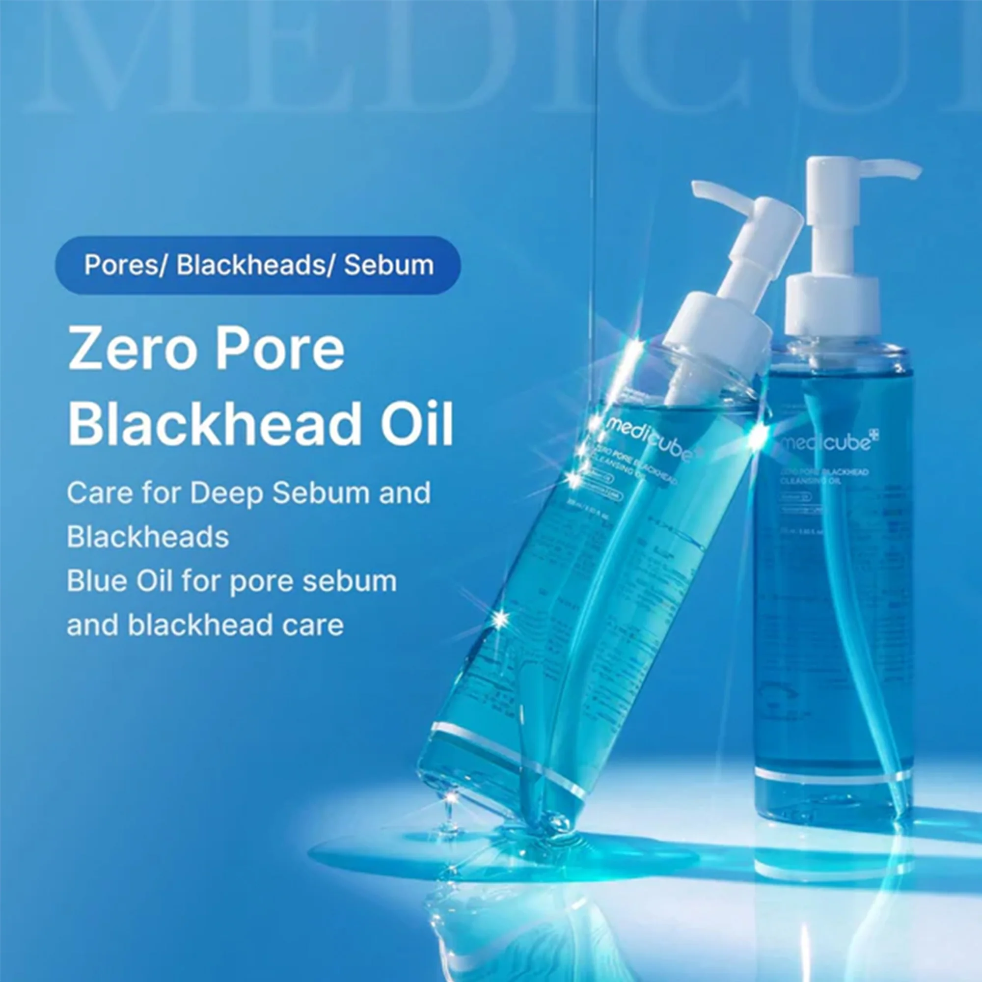 Medicube Zero Pore Blackhead Cleansing Oil 205ml Tube - Image 4